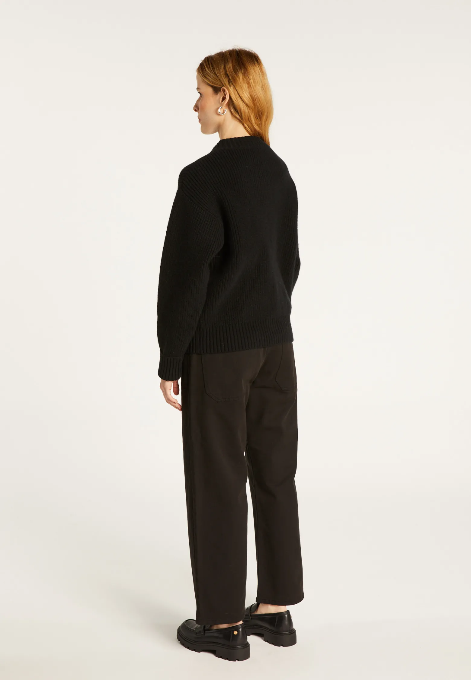 Montagut Asymmetrical wool and cashmere zip jacket - Gwenn