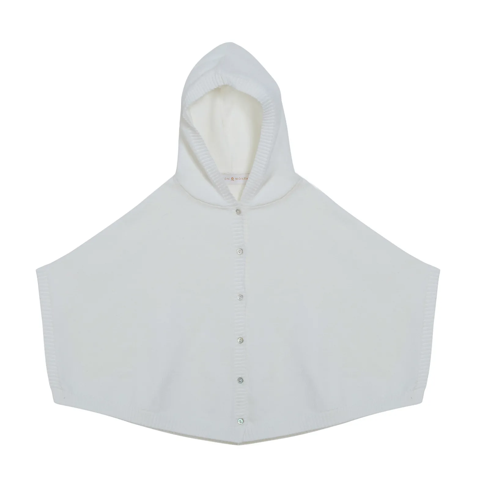 Montagut Baby poncho in 100% organic cotton - Flore