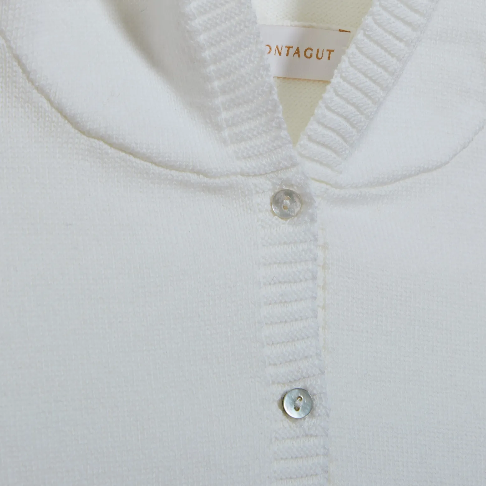 Montagut Baby poncho in 100% organic cotton - Flore