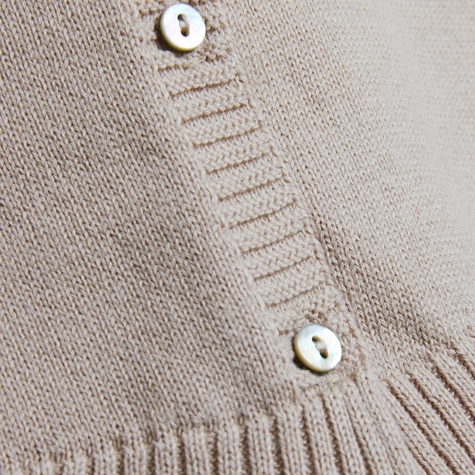 Montagut Baby poncho in 100% organic cotton - Flore