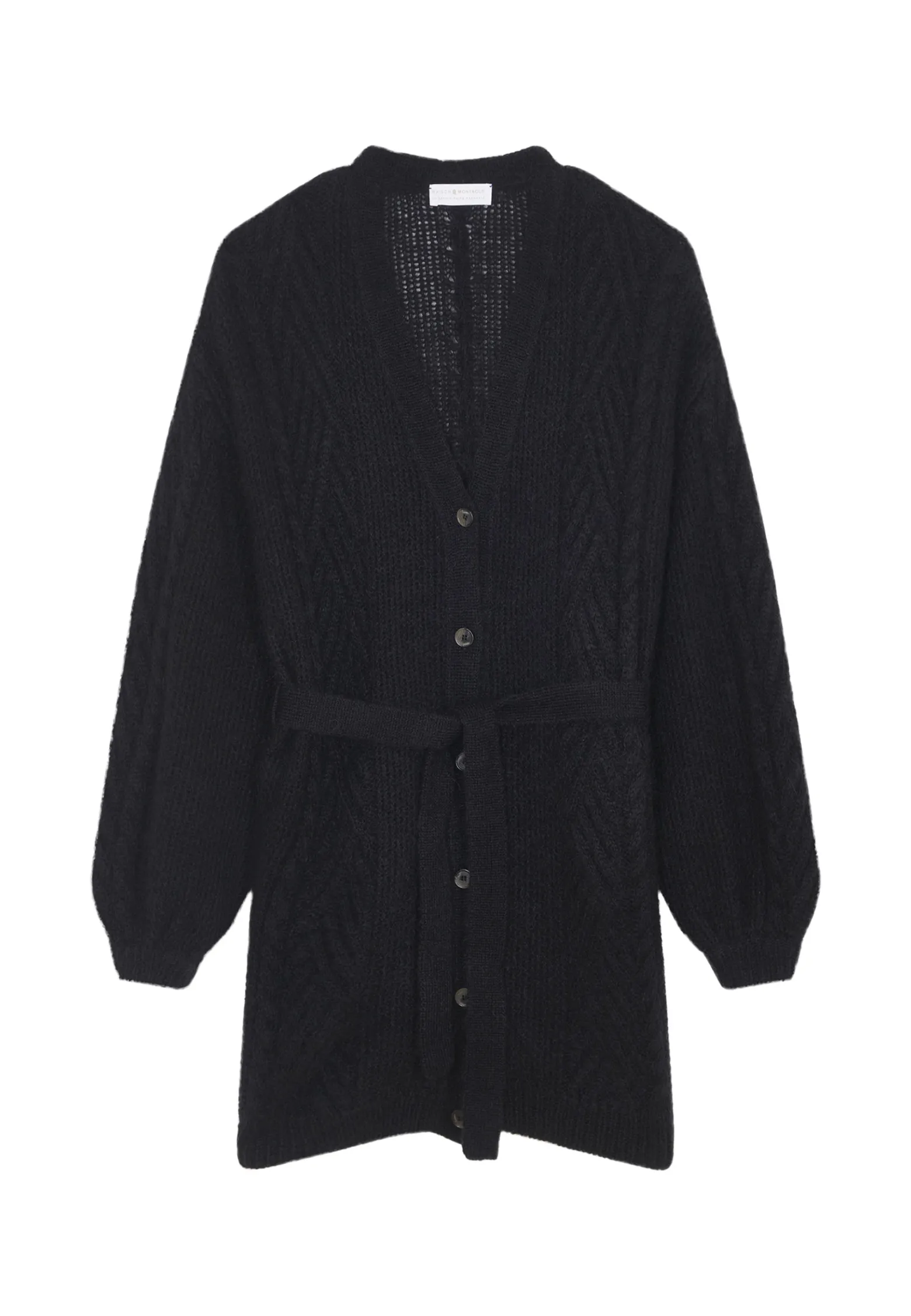 Montagut Balloon sleeve buttoned mohair coat - Galilee