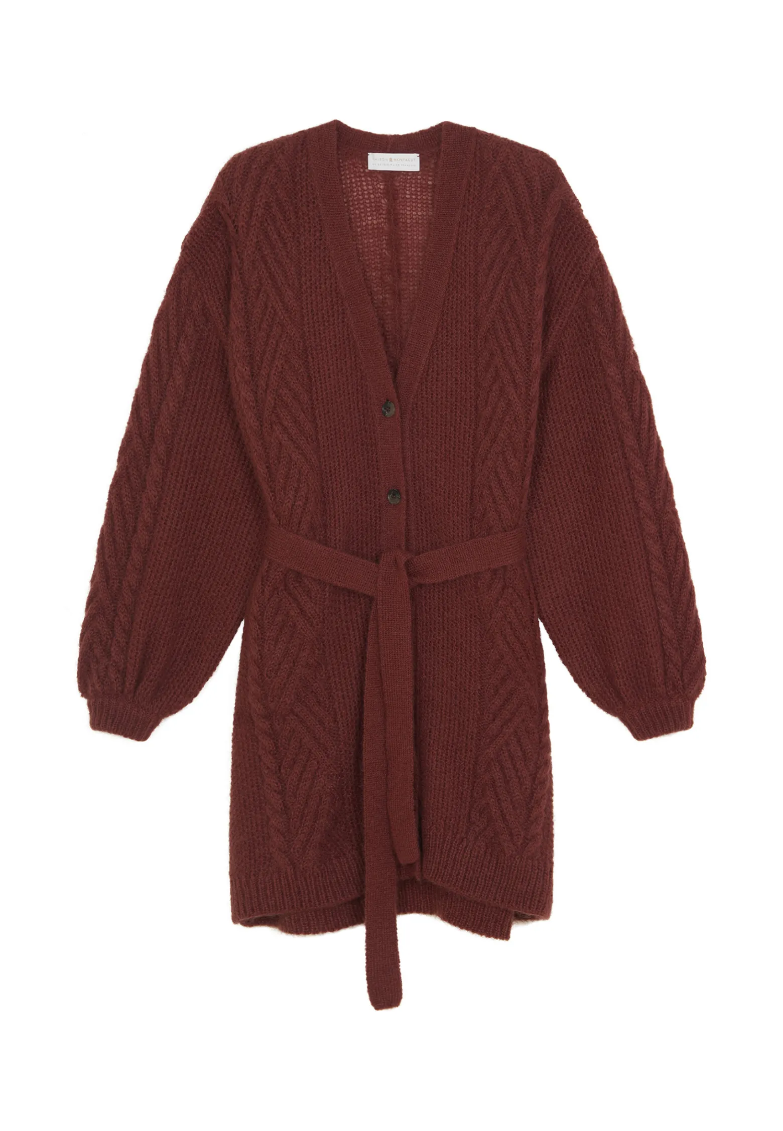 Montagut Balloon sleeve buttoned mohair coat - Galilee