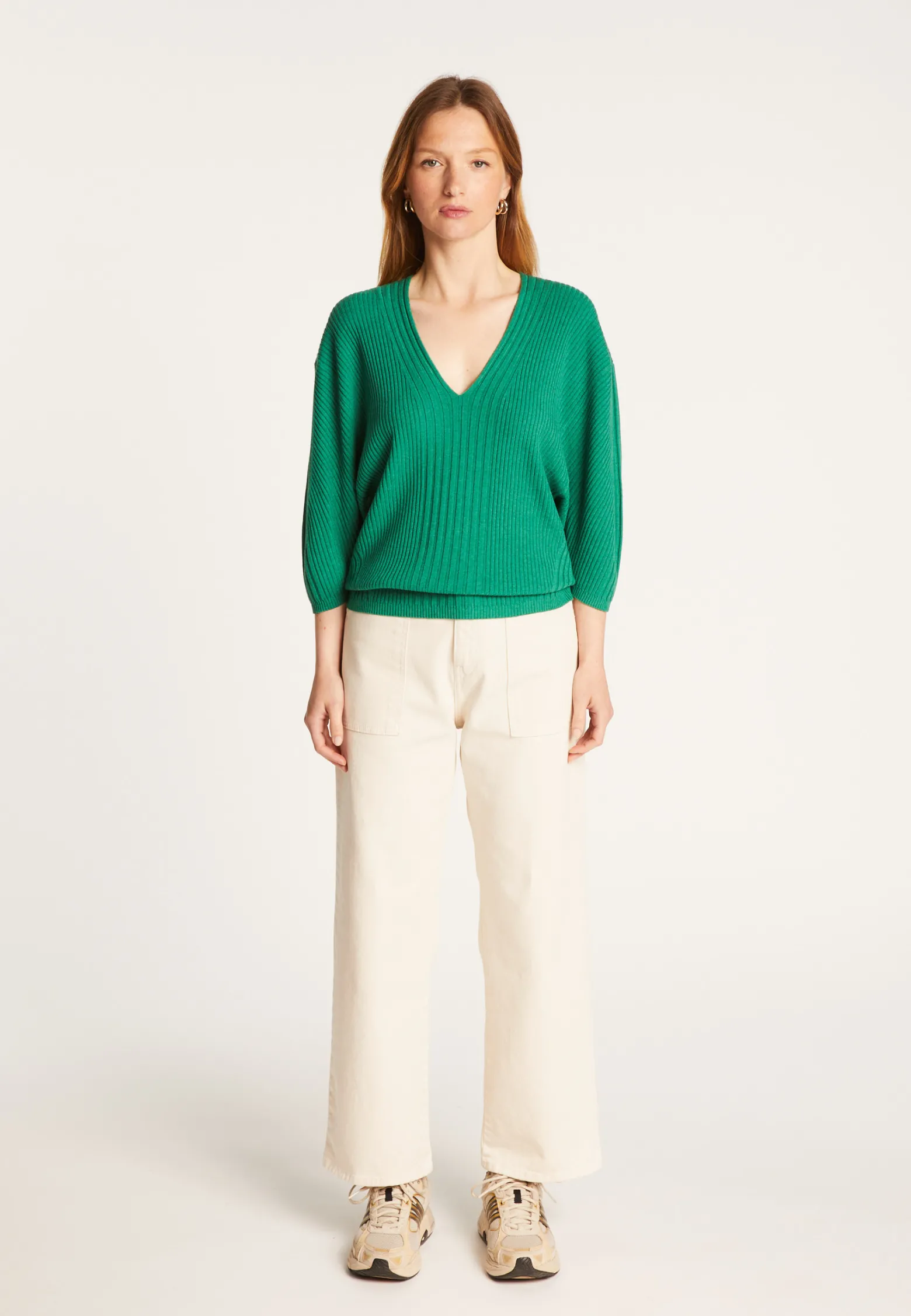 Montagut Balloon sleeve sweater in wool blend - Rooney