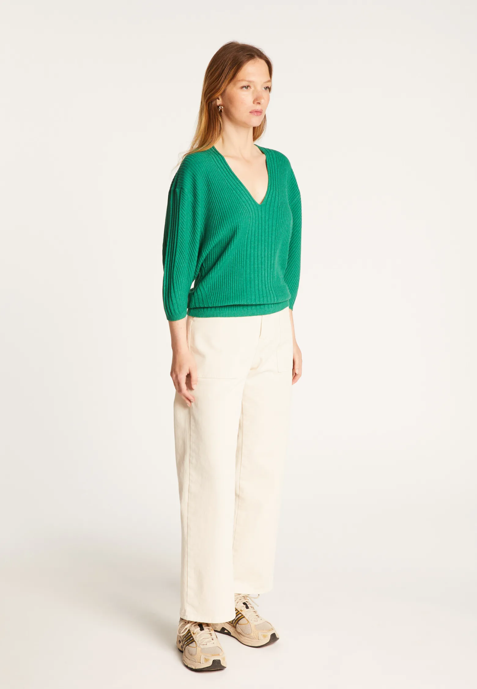 Montagut Balloon sleeve sweater in wool blend - Rooney