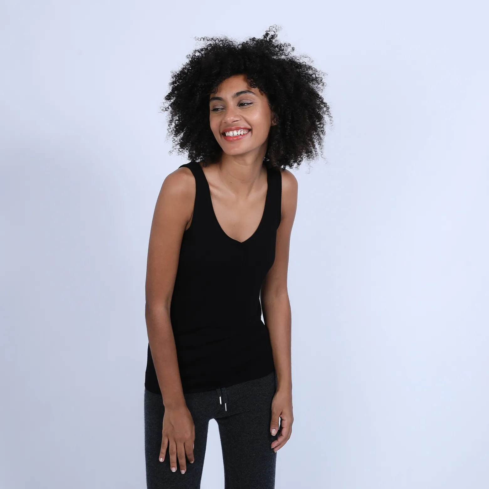 Montagut Bamboo cachemere tank top - Hoatti
