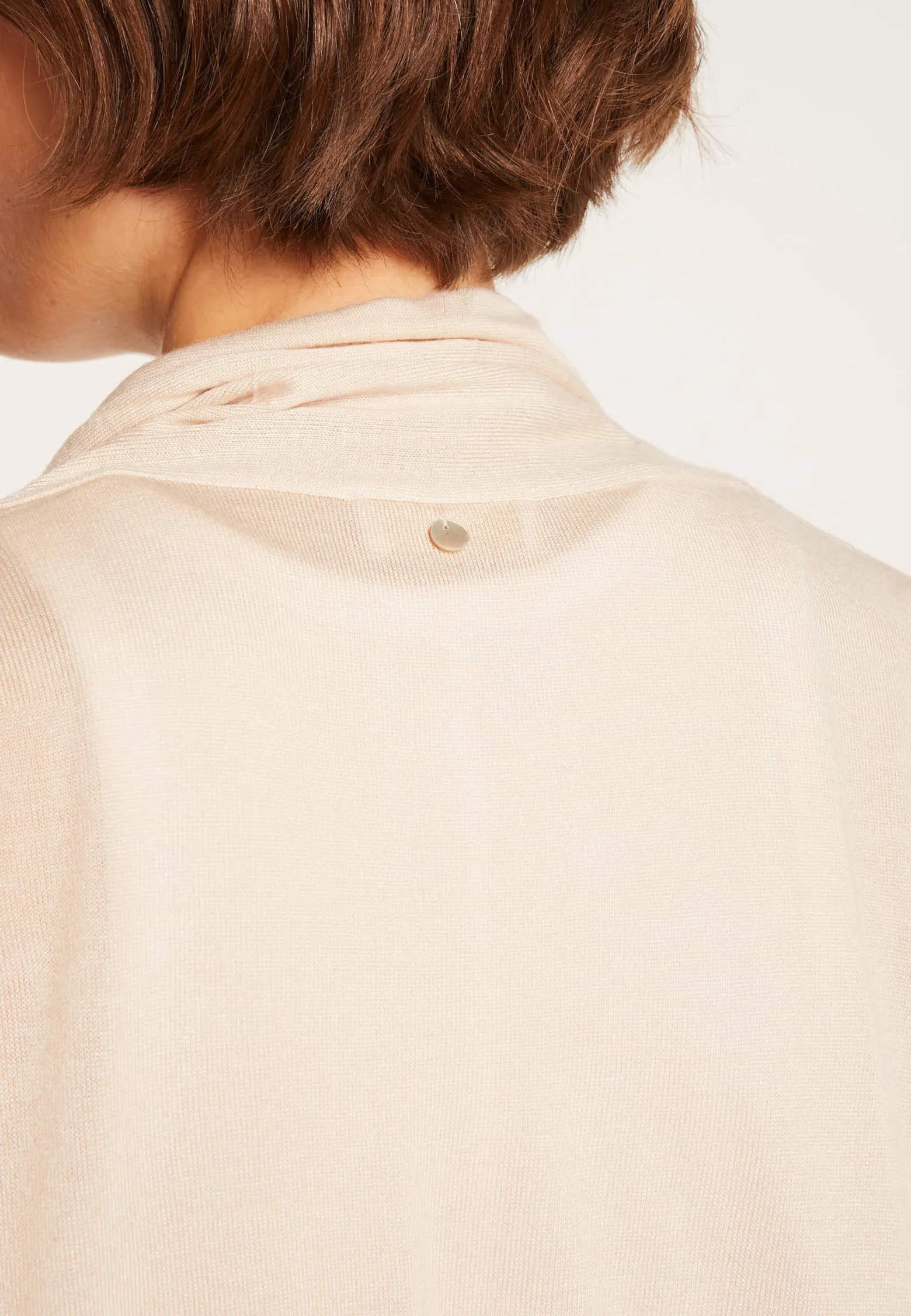 Montagut Bamboo cashmere cardigan with shawl collar - Hani