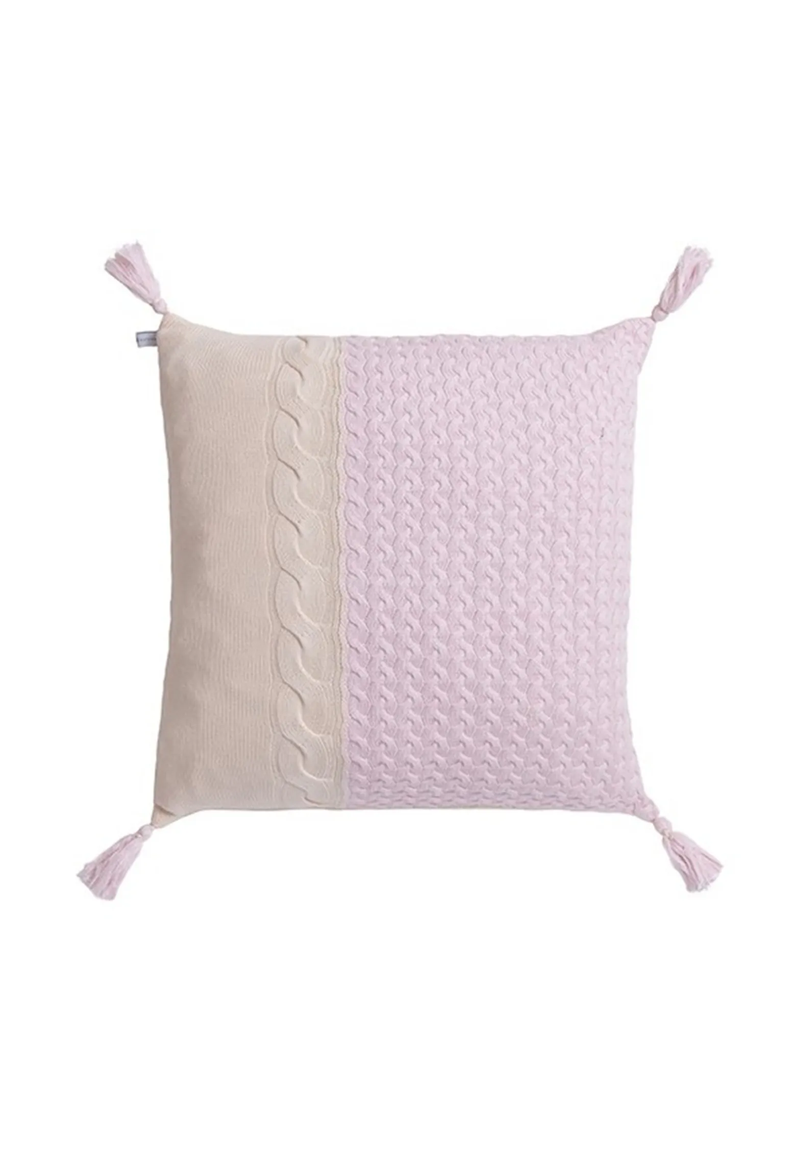 Montagut Bamboo cashmere cushion cover - Ivoire