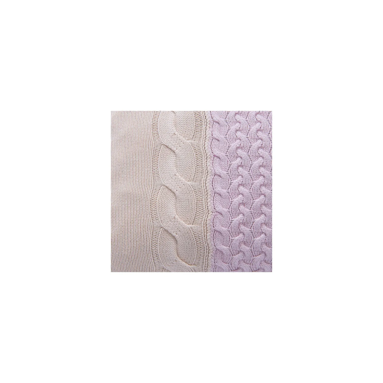 Montagut Bamboo cashmere cushion cover - Ivoire