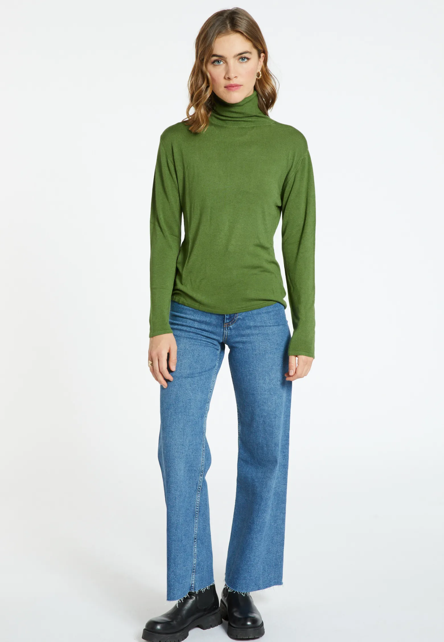 Montagut Bamboo cashmere turtleneck t-shirt - Aéris