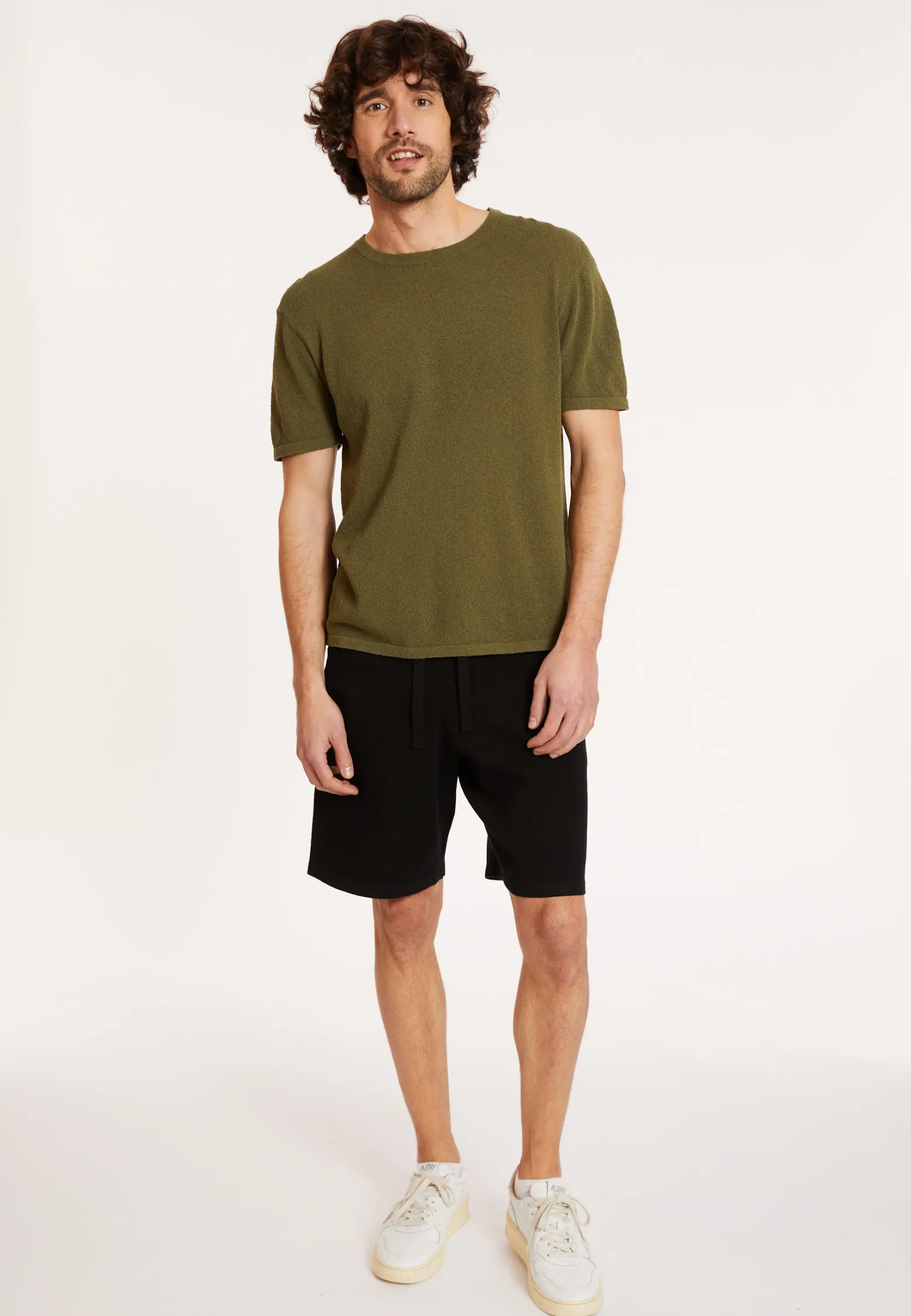 Montagut Brushed cotton round neck T-shirt - Don