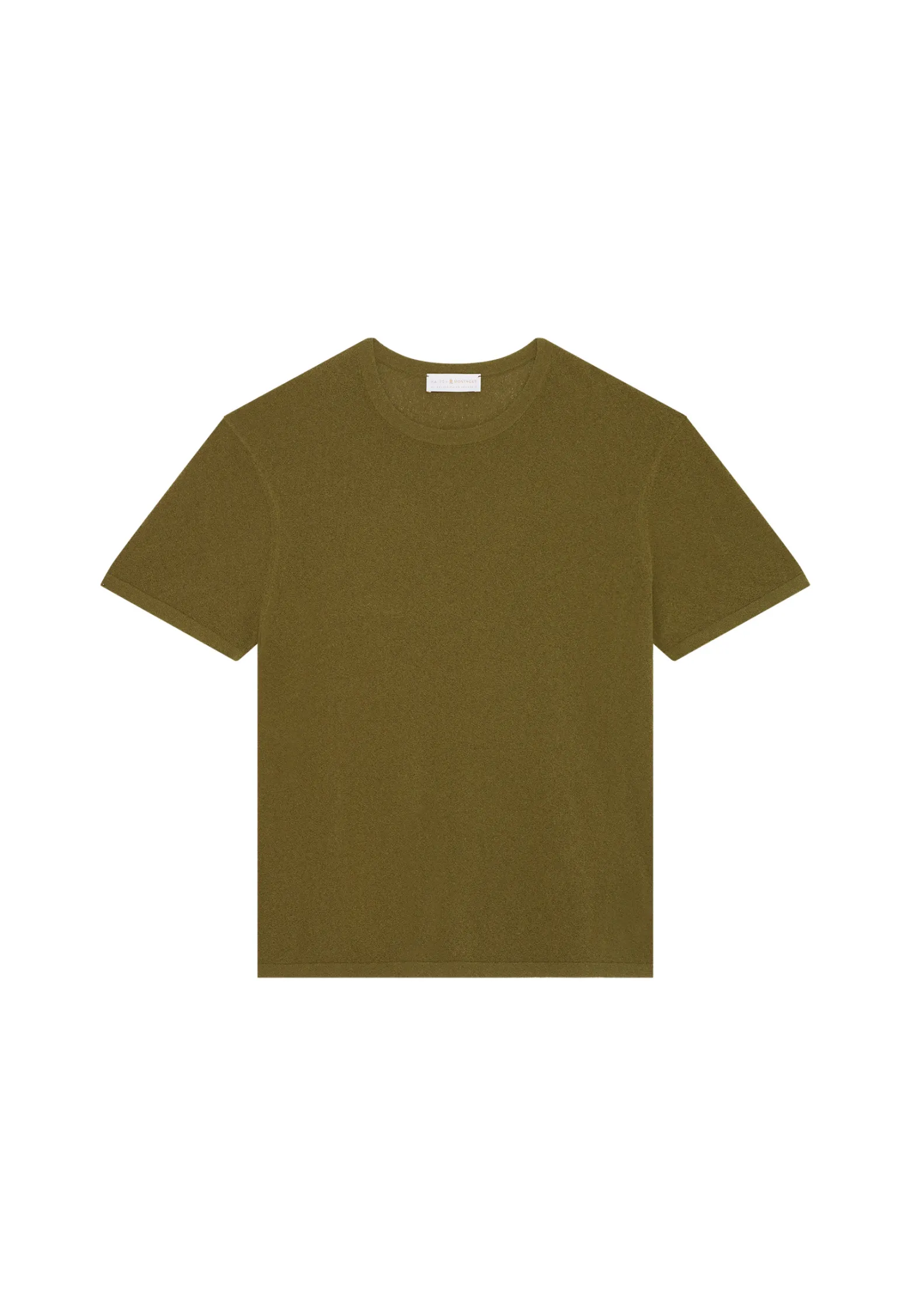 Montagut Brushed cotton round neck T-shirt - Don