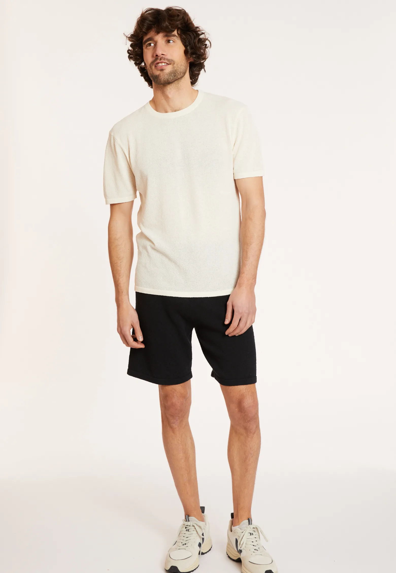 Montagut Brushed cotton round neck T-shirt - Don