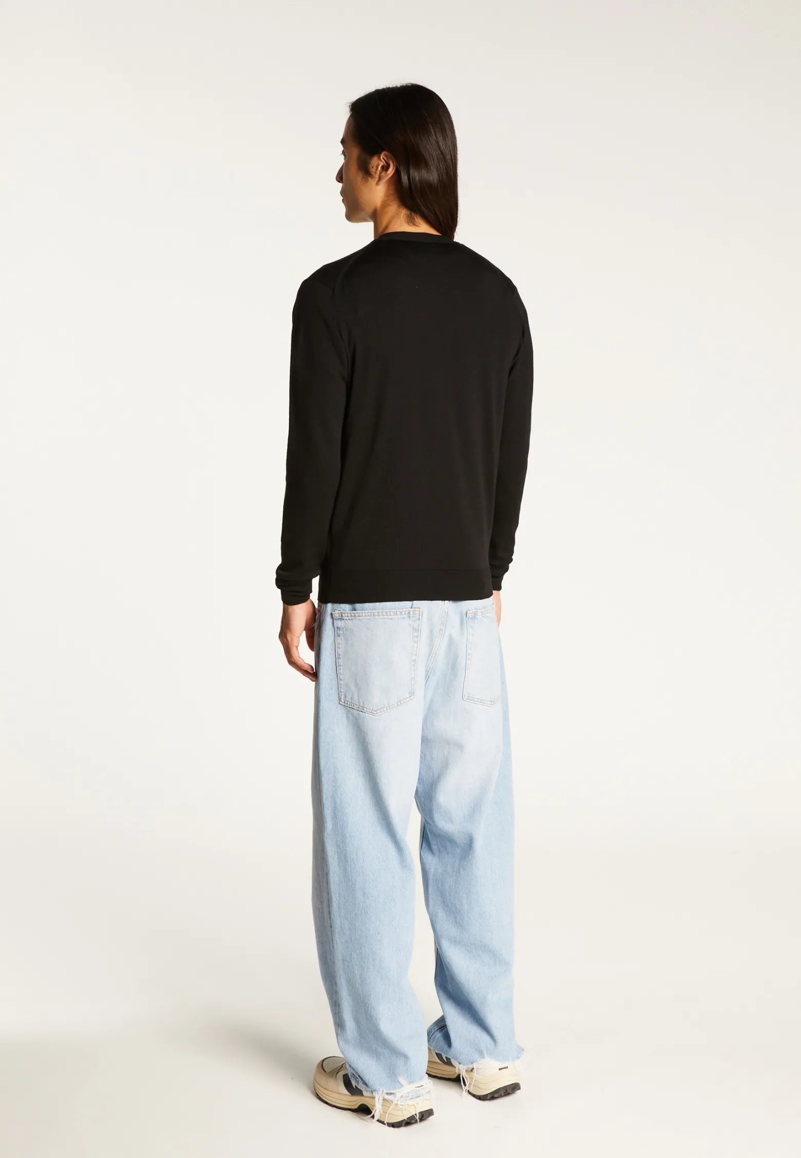 Montagut Buttoned cardigan with logo in merino wool - Etienne