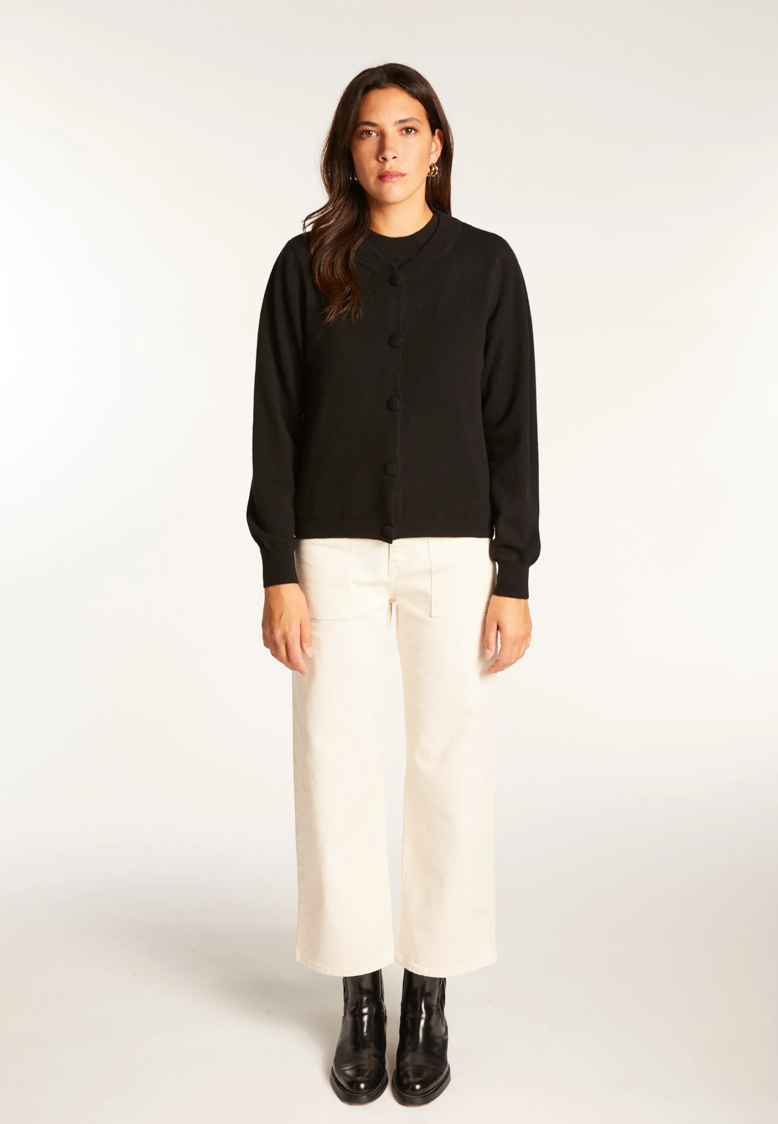 Montagut Buttoned cashmere cardigan - Aura