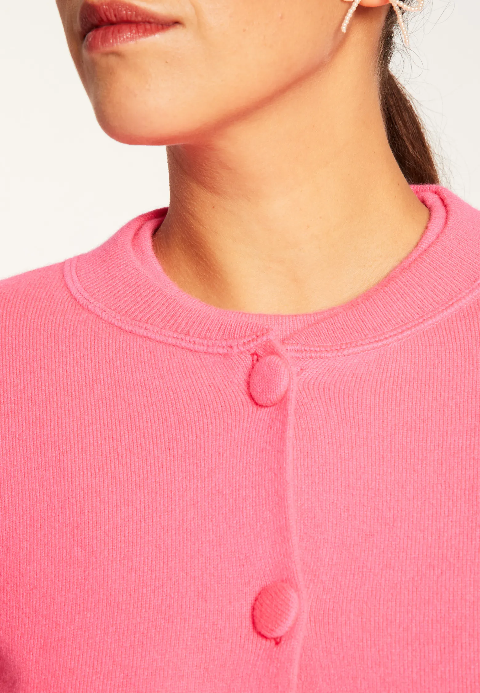 Montagut Buttoned cashmere cardigan - Aura