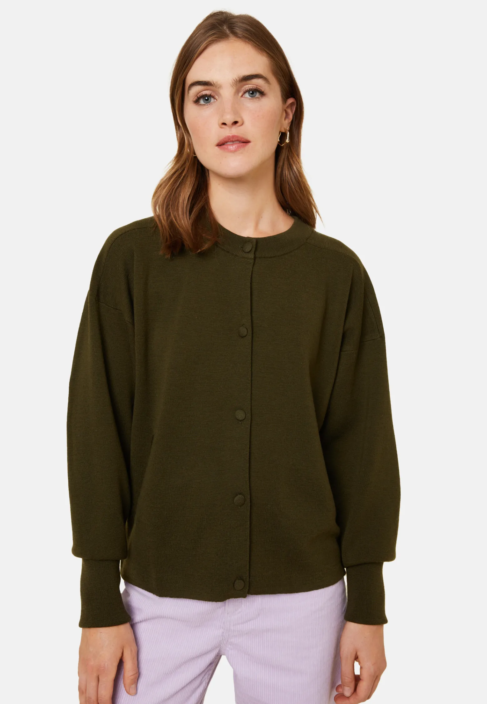Montagut Buttoned jacket with pockets in merino wool - Gaspard