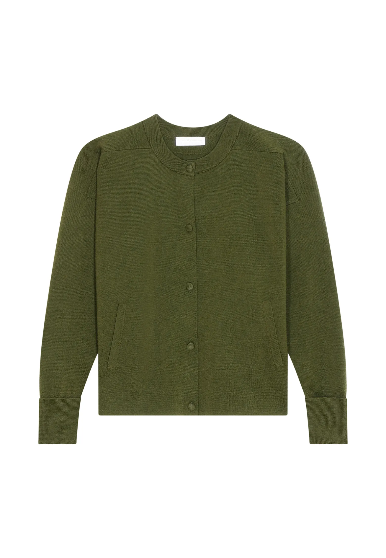 Montagut Buttoned jacket with pockets in merino wool - Gaspard