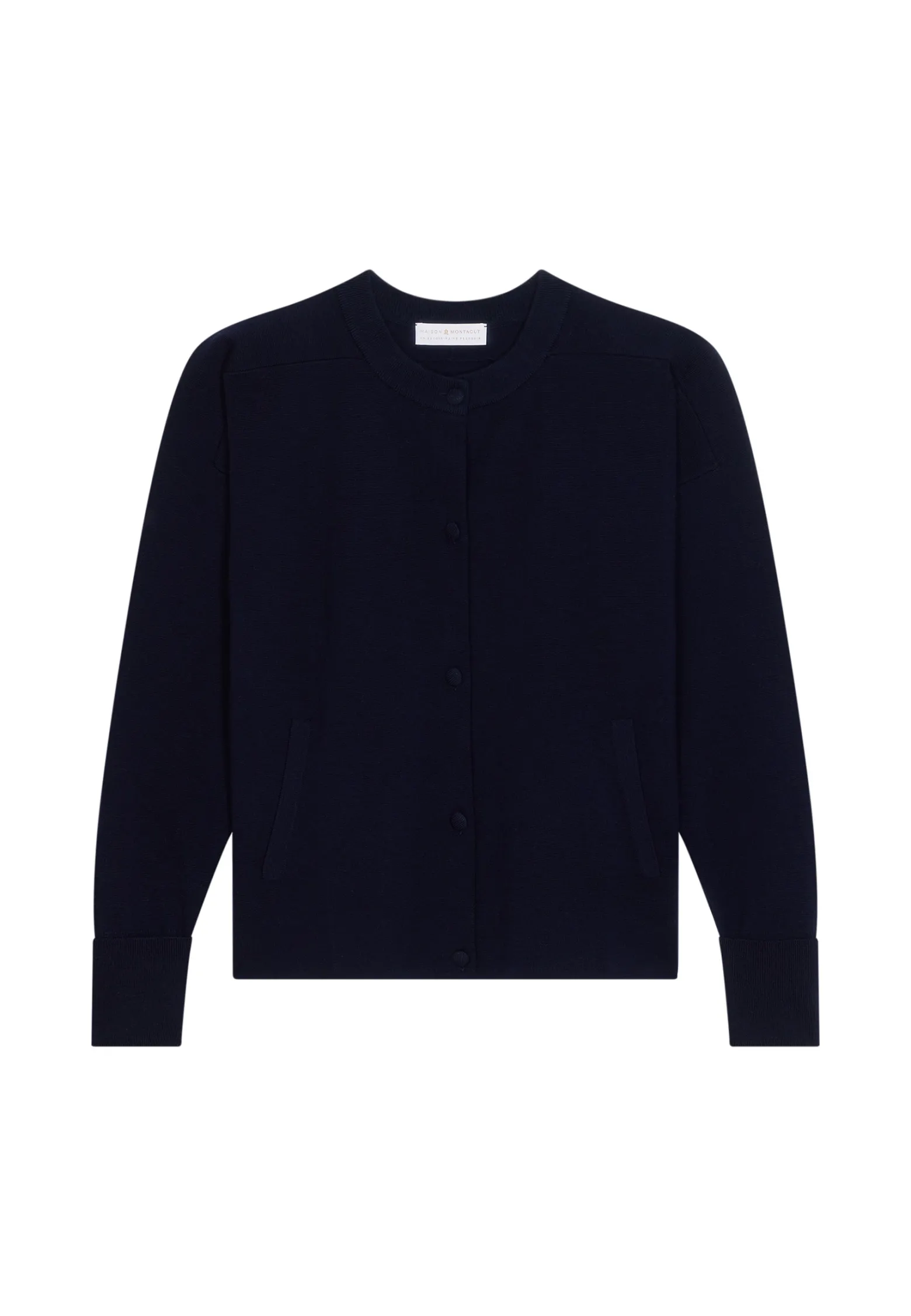 Montagut Buttoned jacket with pockets in merino wool - Gaspard