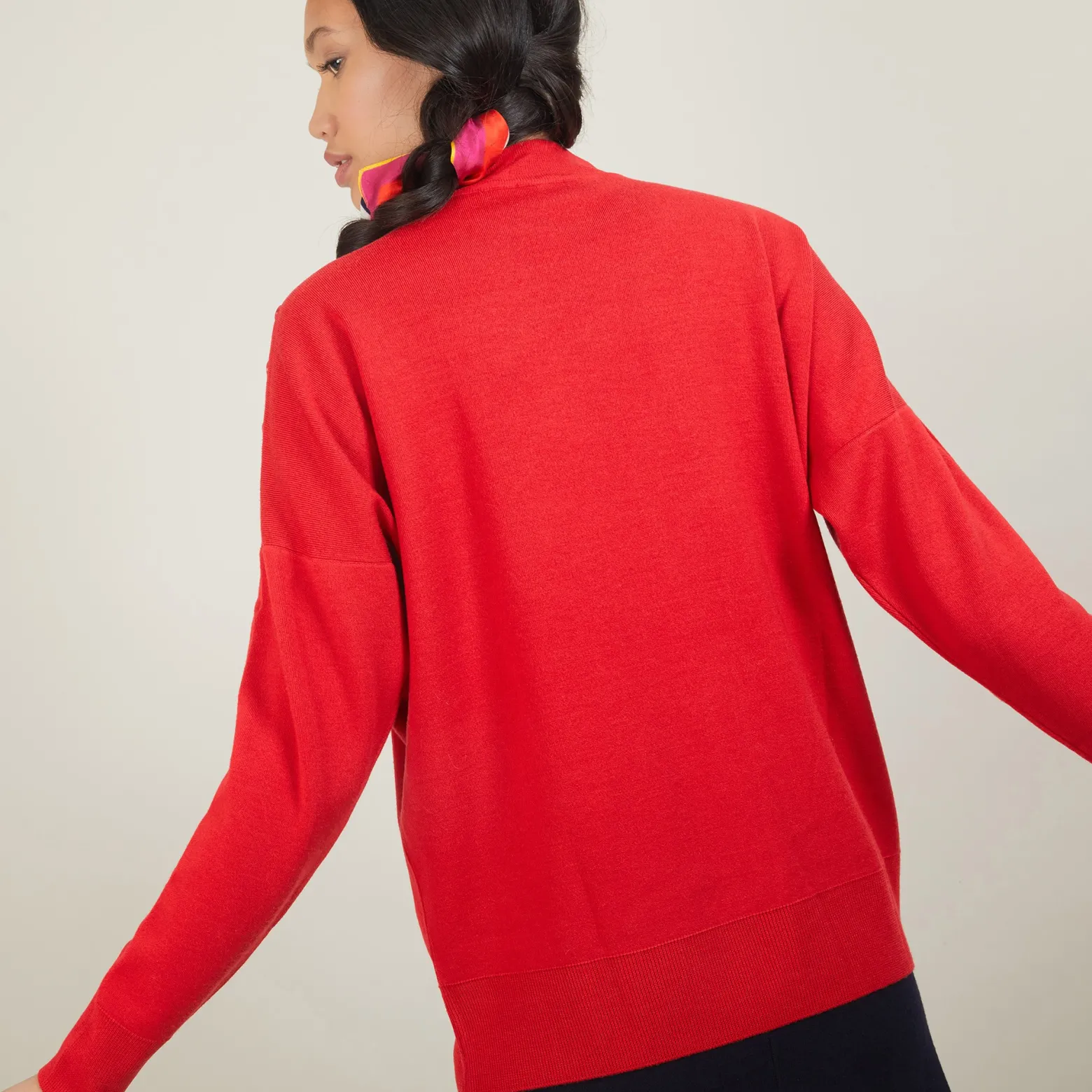 Montagut Buttoned shoulder wool sweater - Gipsy