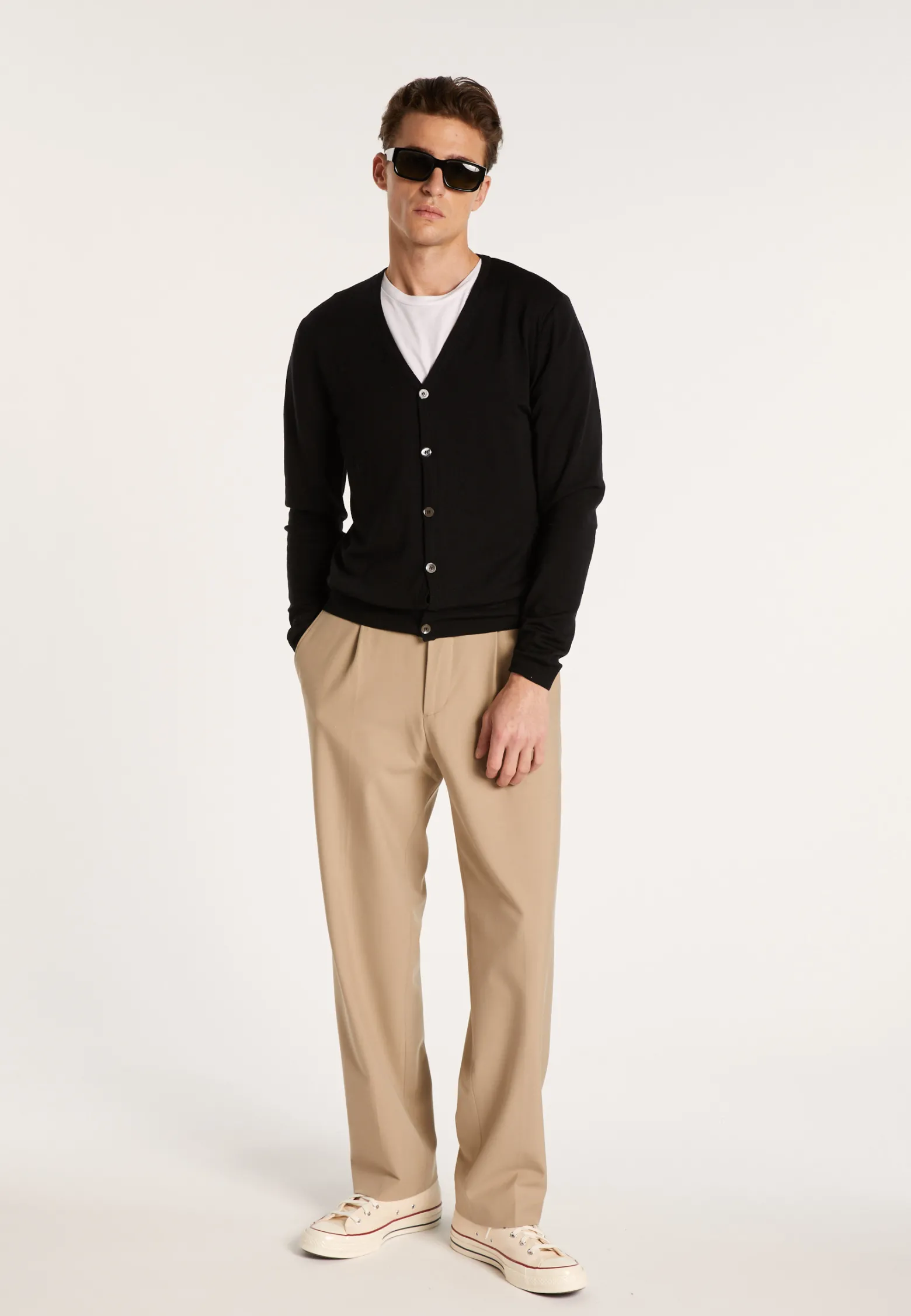 Montagut Buttoned wool cardigan - Etienne