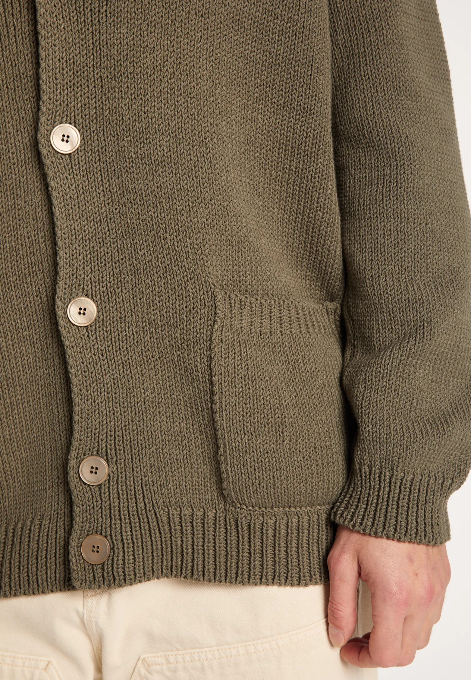 Montagut Button-up cotton cardigan - LUCY