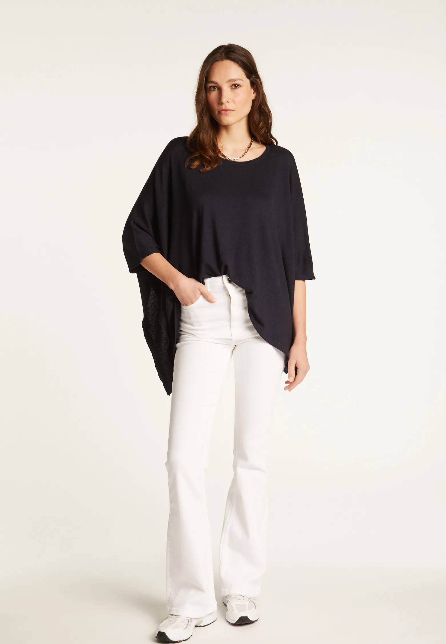 Montagut Cashmere and silk shawl - Half