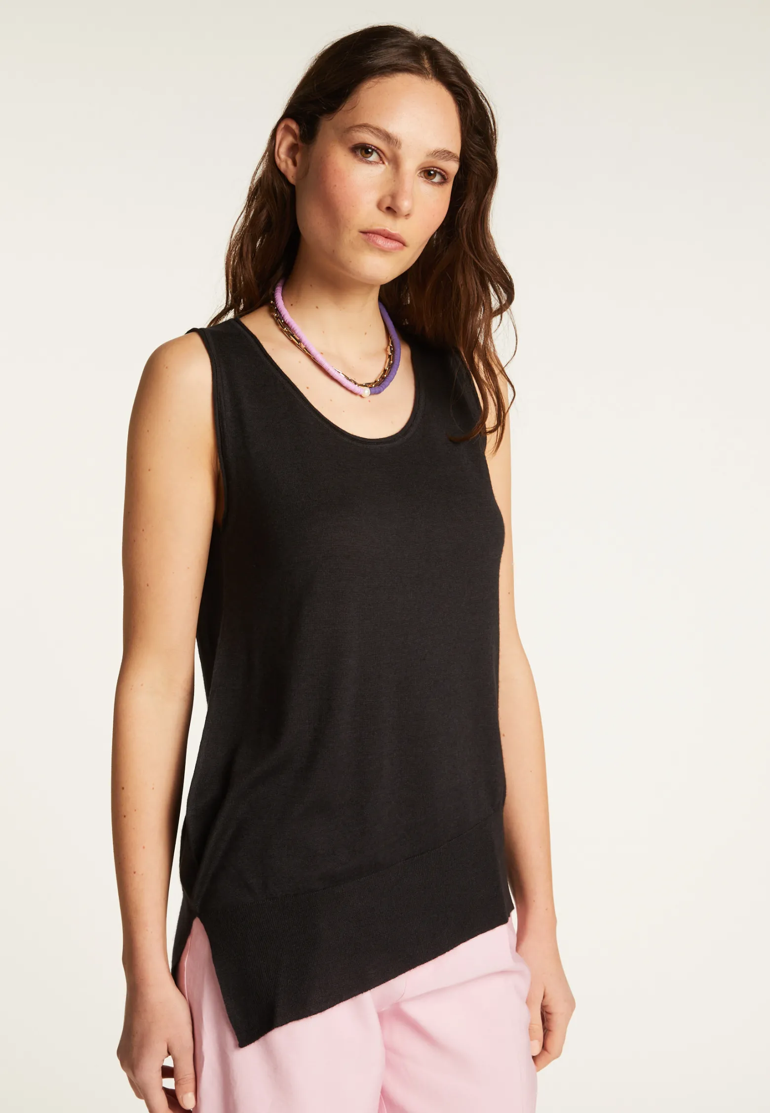 Montagut Cashmere and silk tank top - Daisy