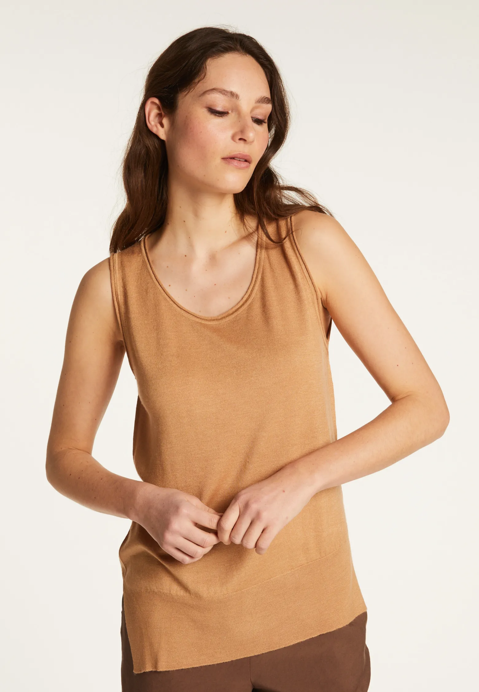 Montagut Cashmere and silk tank top - Daisy