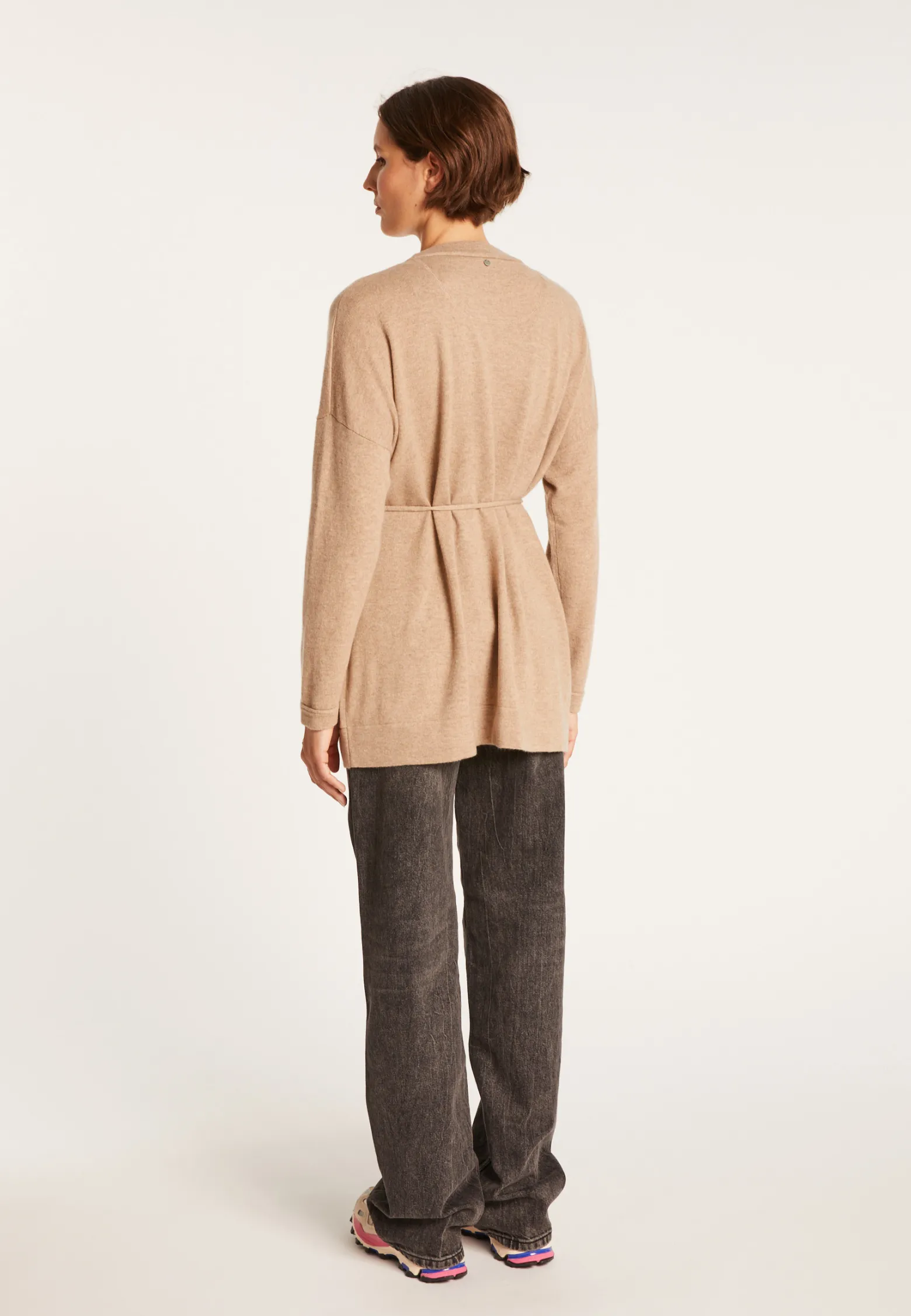 Montagut Cashmere cardigan with pockets - Hazel