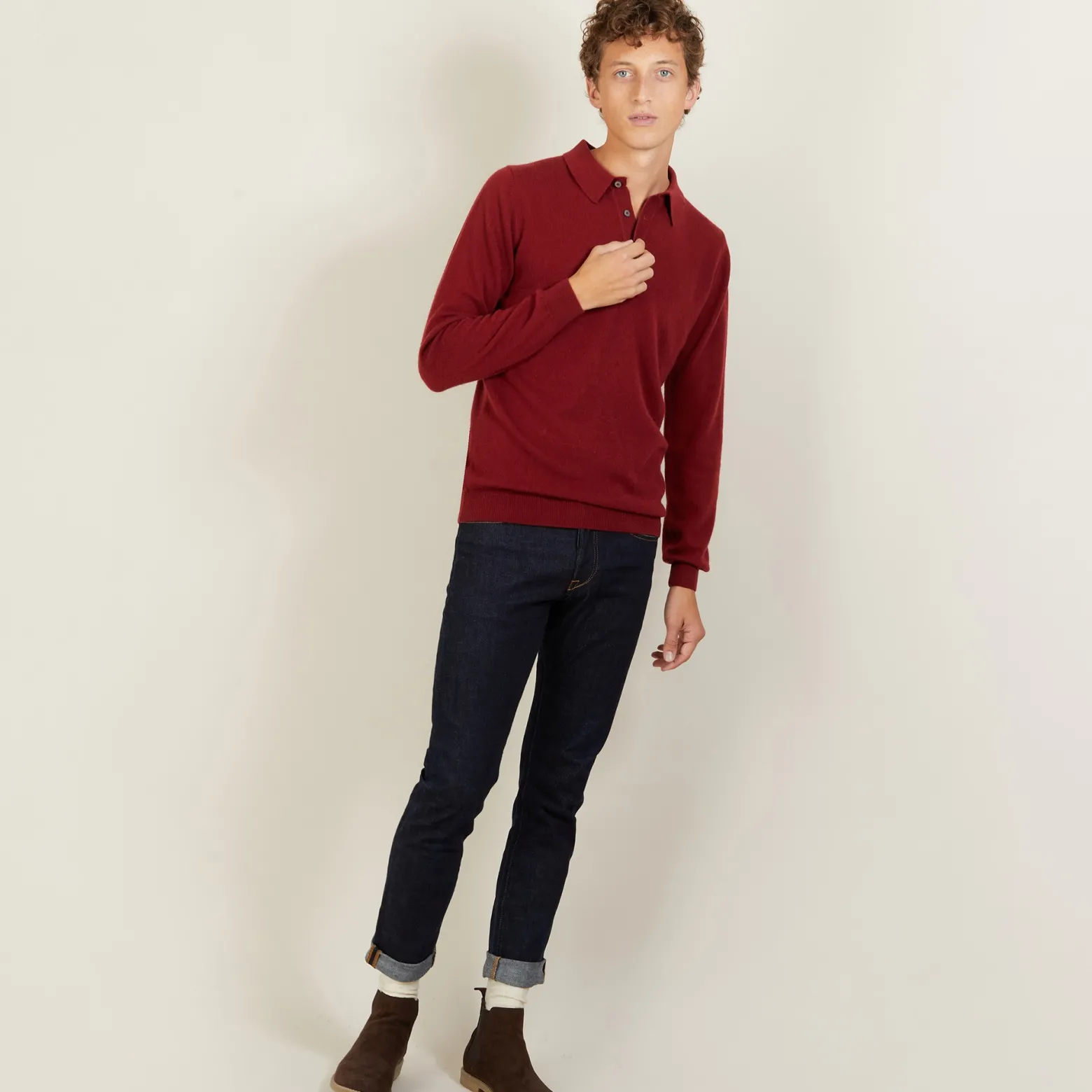 Montagut Cashmere polo neck sweater - Emerson
