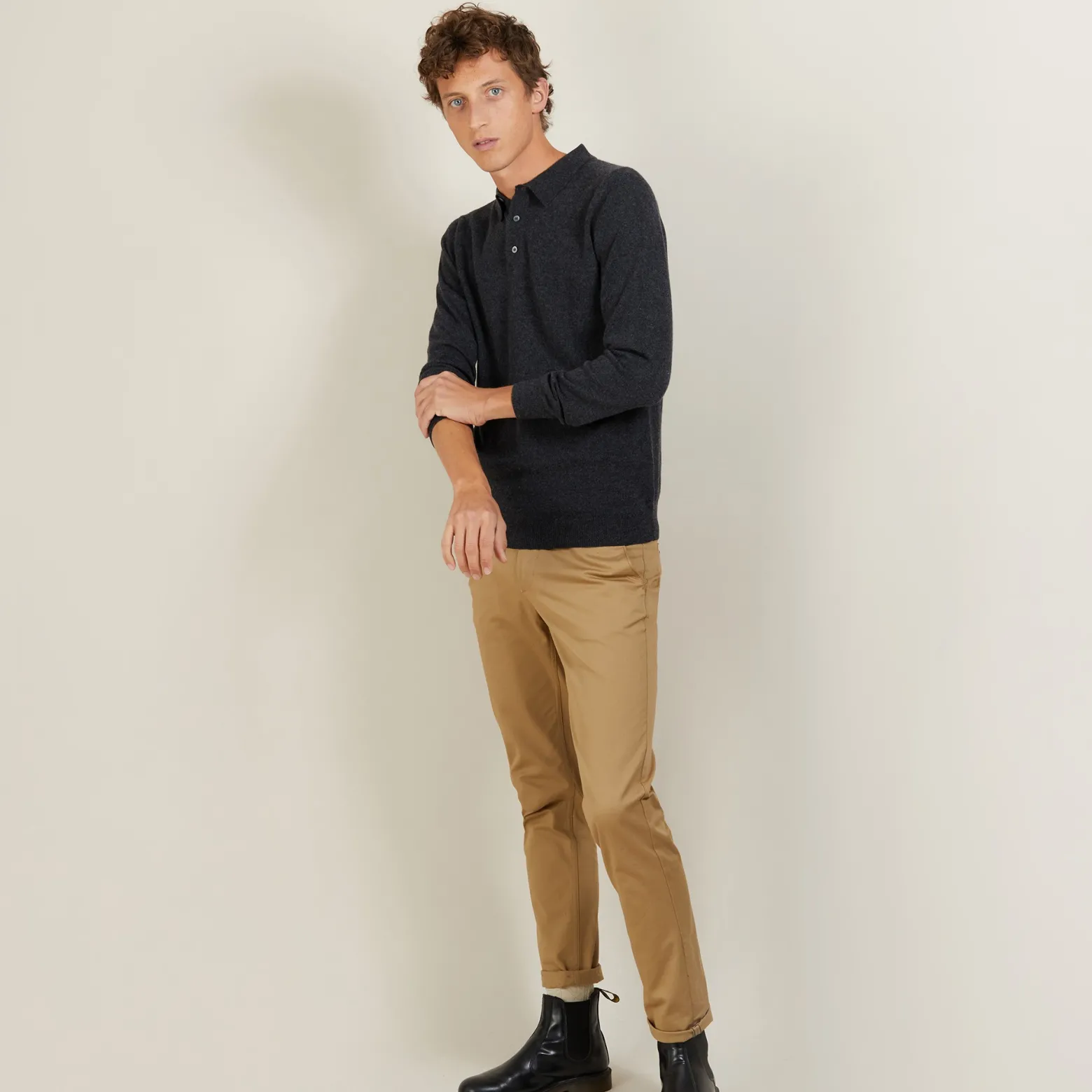 Montagut Cashmere polo neck sweater - Emerson