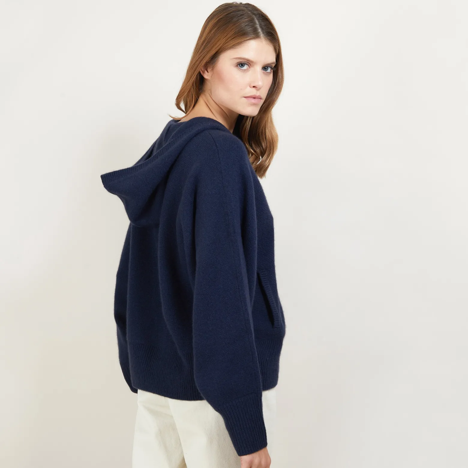 Montagut Cashmere zipped hooded jacket - Gabien