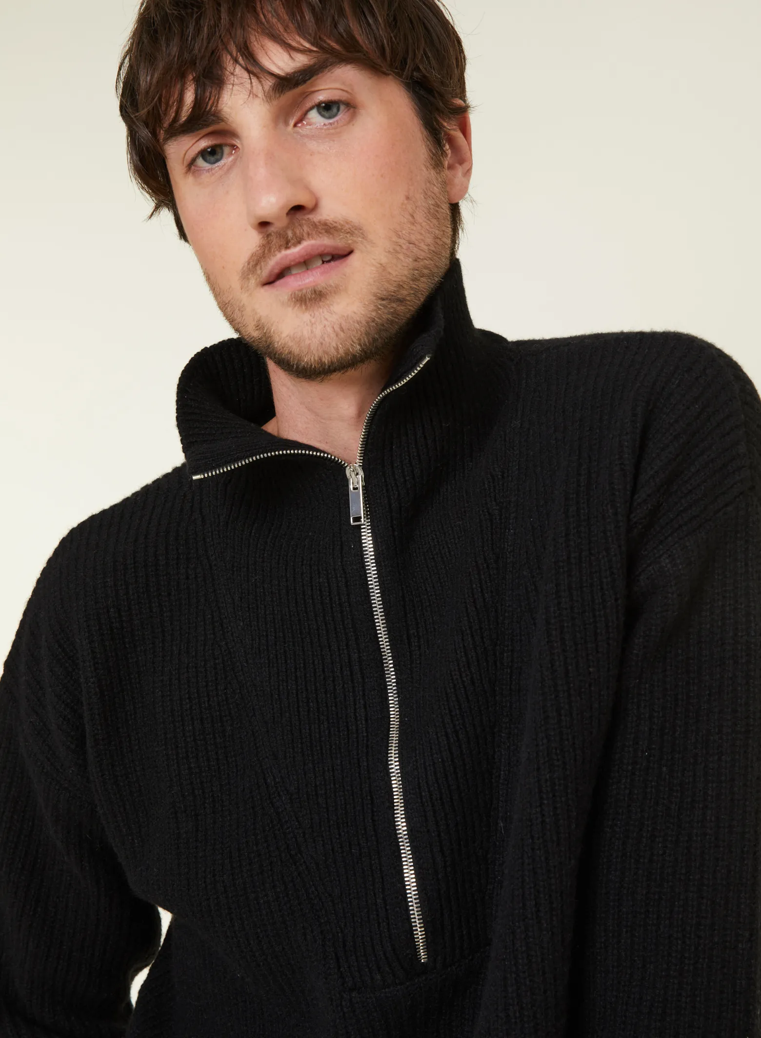Montagut Cashmere-blend turtleneck sweater - French