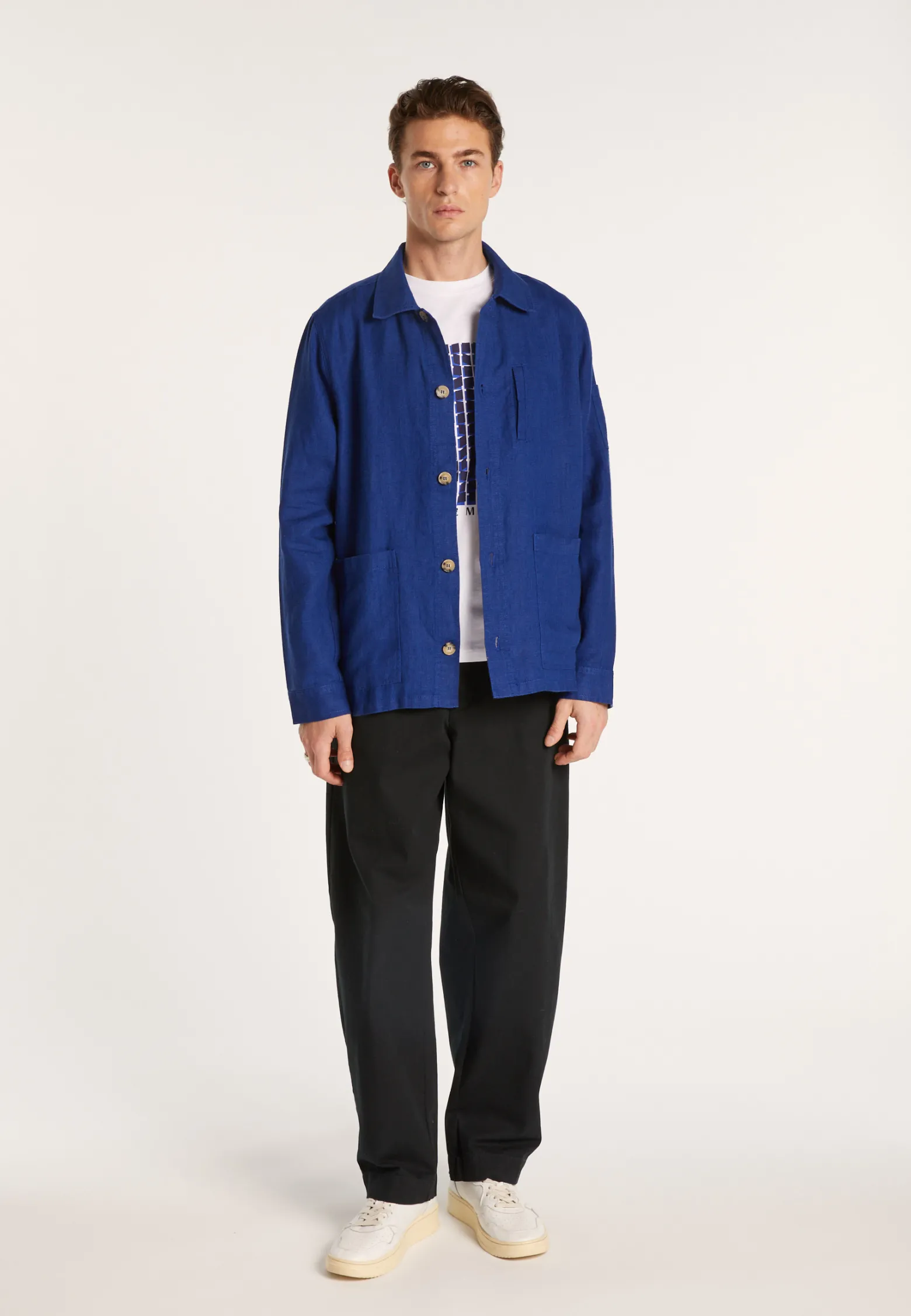 Montagut Casual linen overshirt - Rodrigue