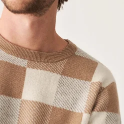 Montagut Checkered cashmere sweater - Amadeo