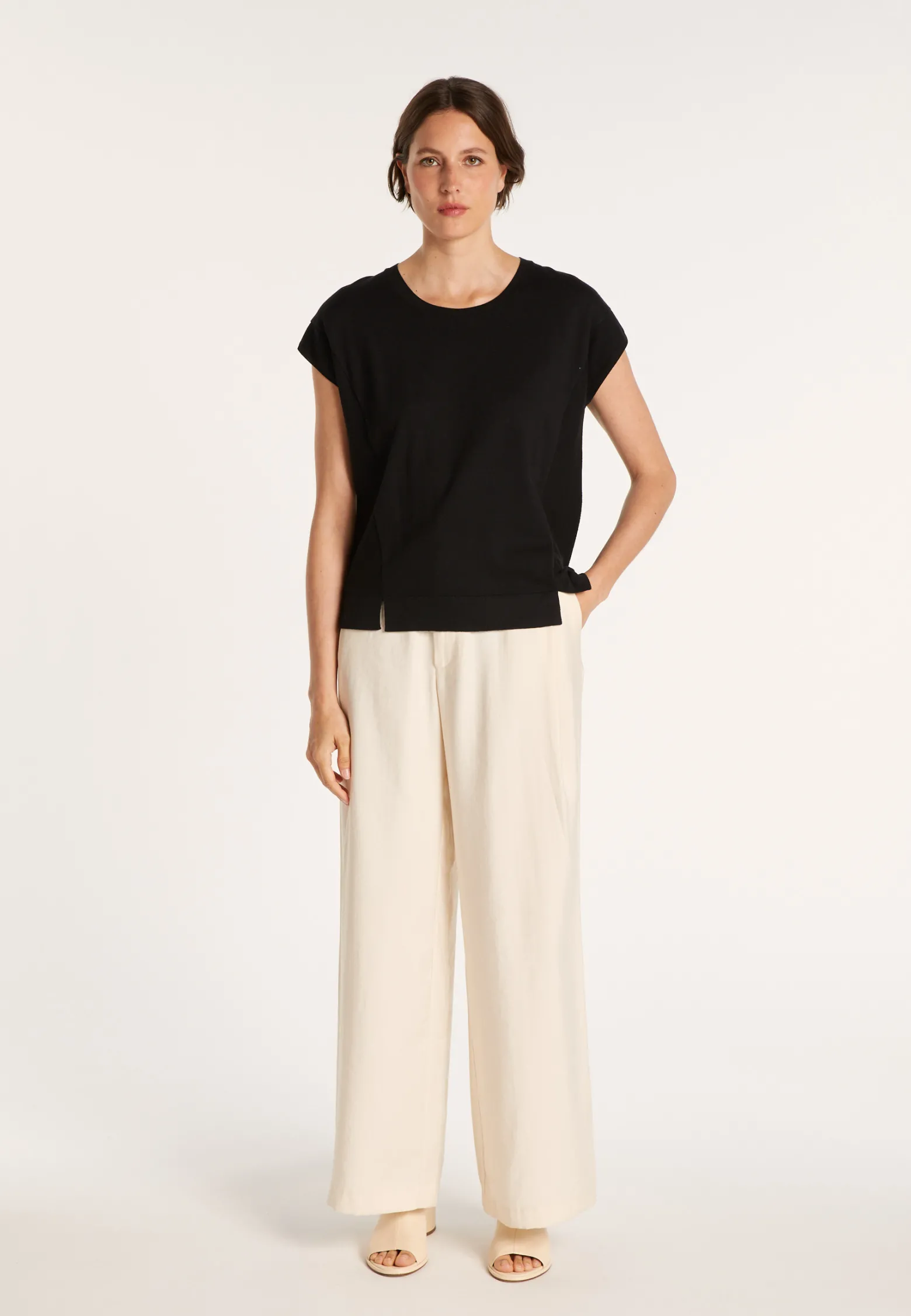 Montagut Cotton and cashmere T-shirt - HATO