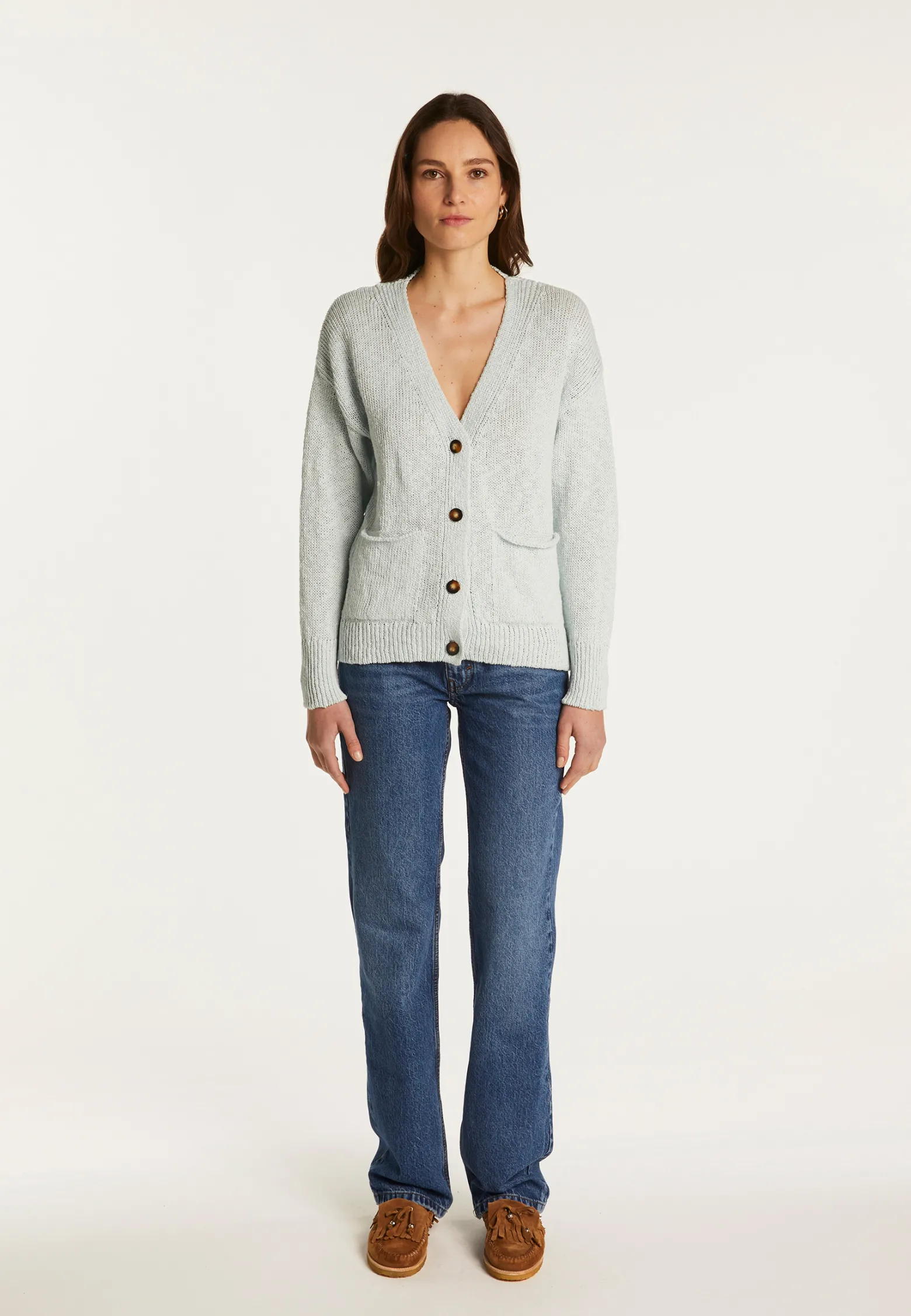 Montagut Cotton and linen cardigan - Naïs