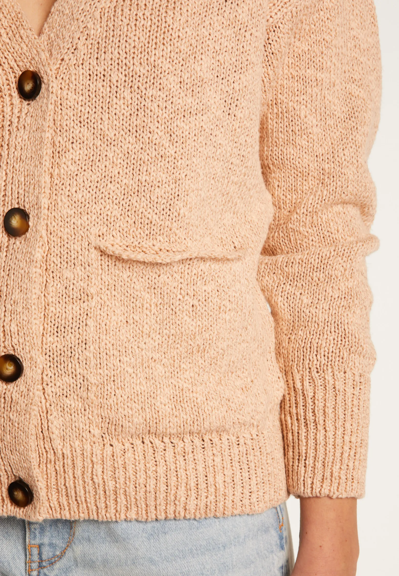 Montagut Cotton and linen cardigan - Naïs