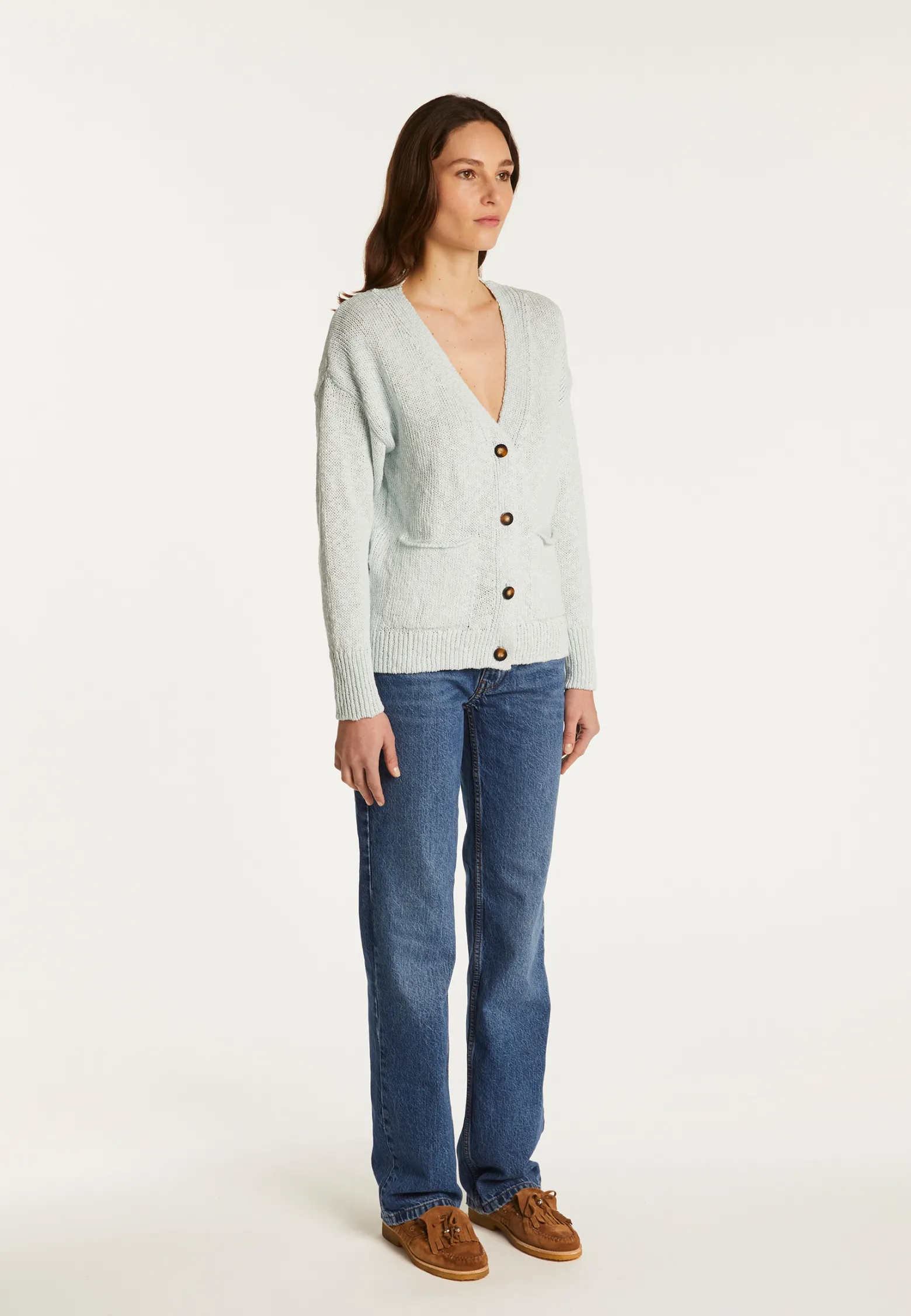 Montagut Cotton and linen cardigan - Naïs