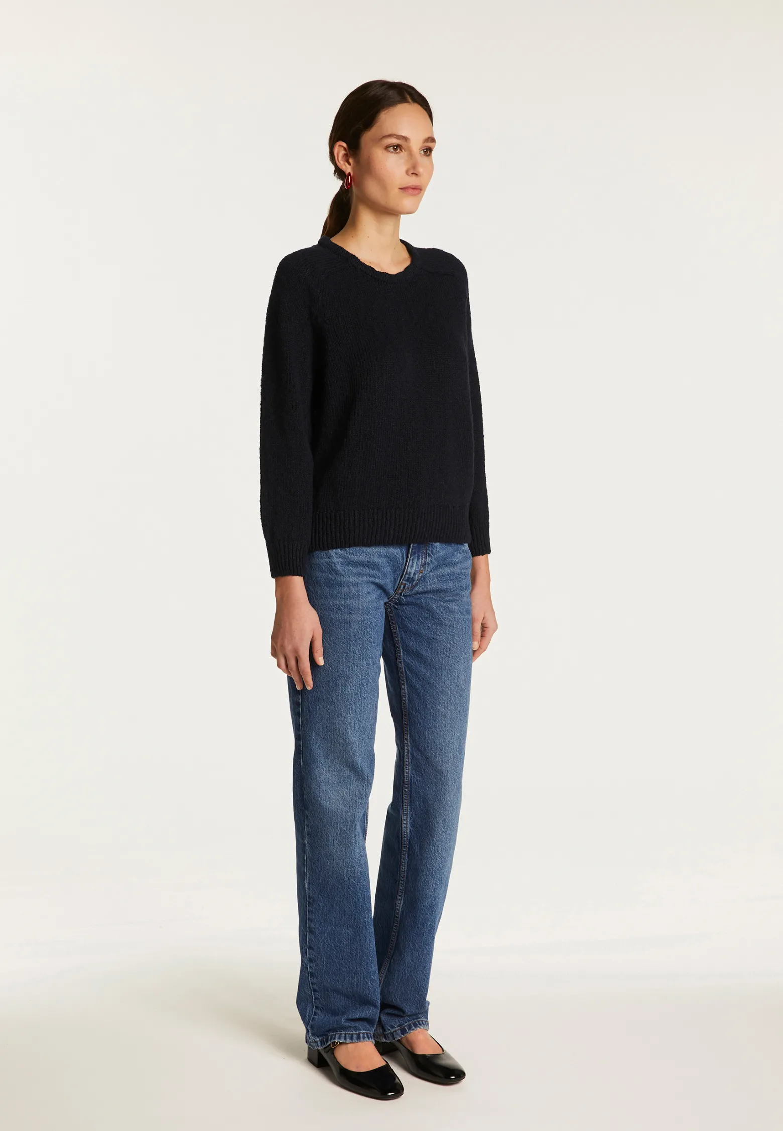 Montagut Cotton and linen crew neck sweater - Nicky
