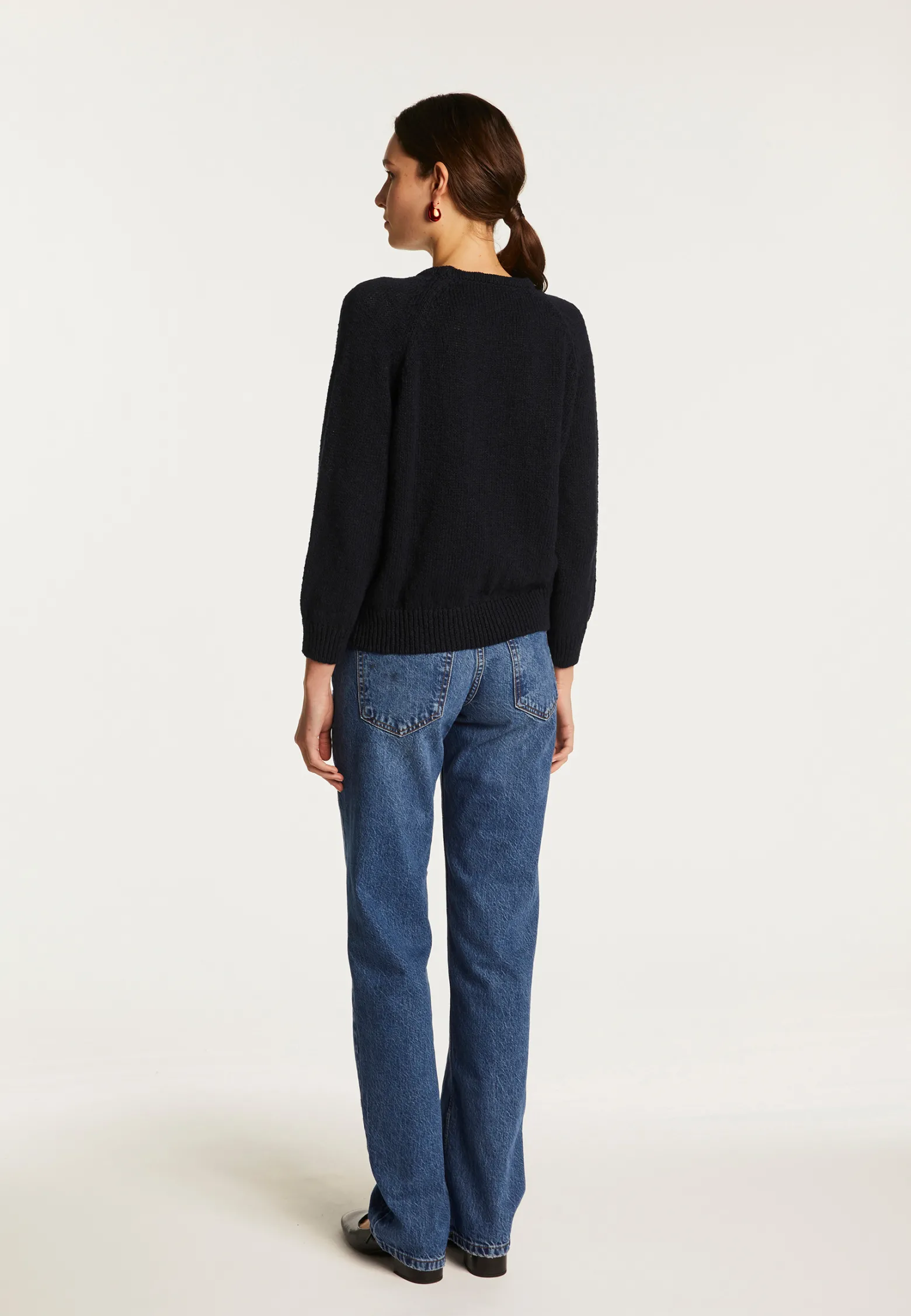 Montagut Cotton and linen crew neck sweater - Nicky