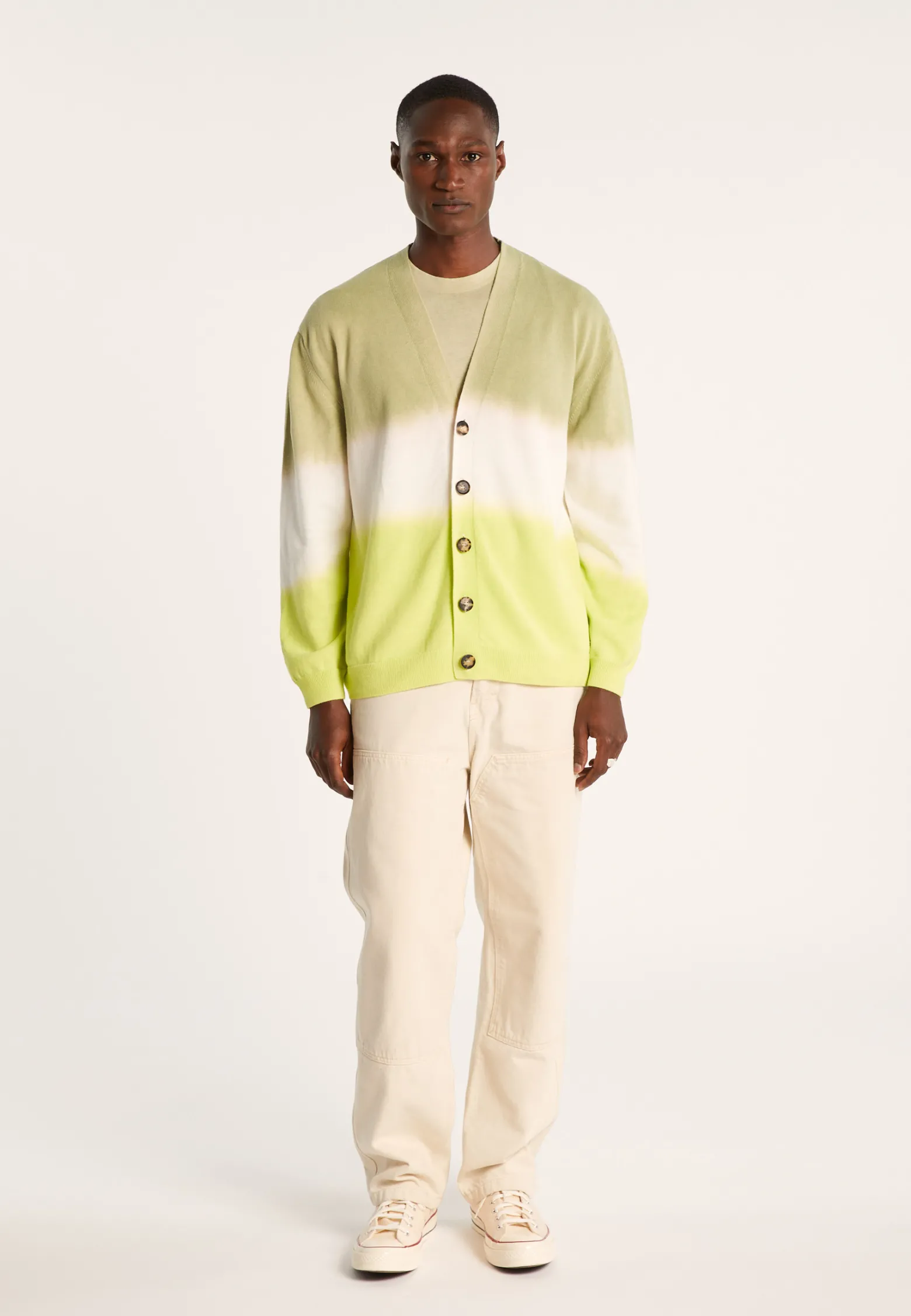 Montagut Cotton and linen dip dye cardigan - Irmin