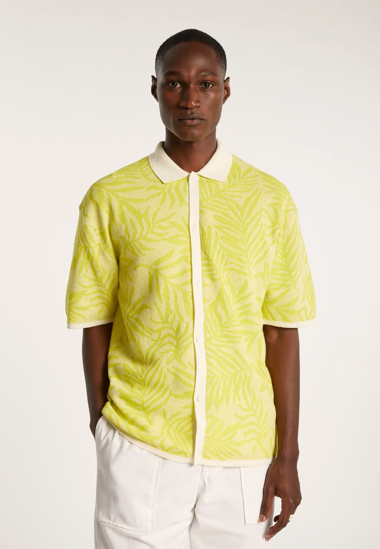 Montagut Cotton and linen patterned shirt - Ismael