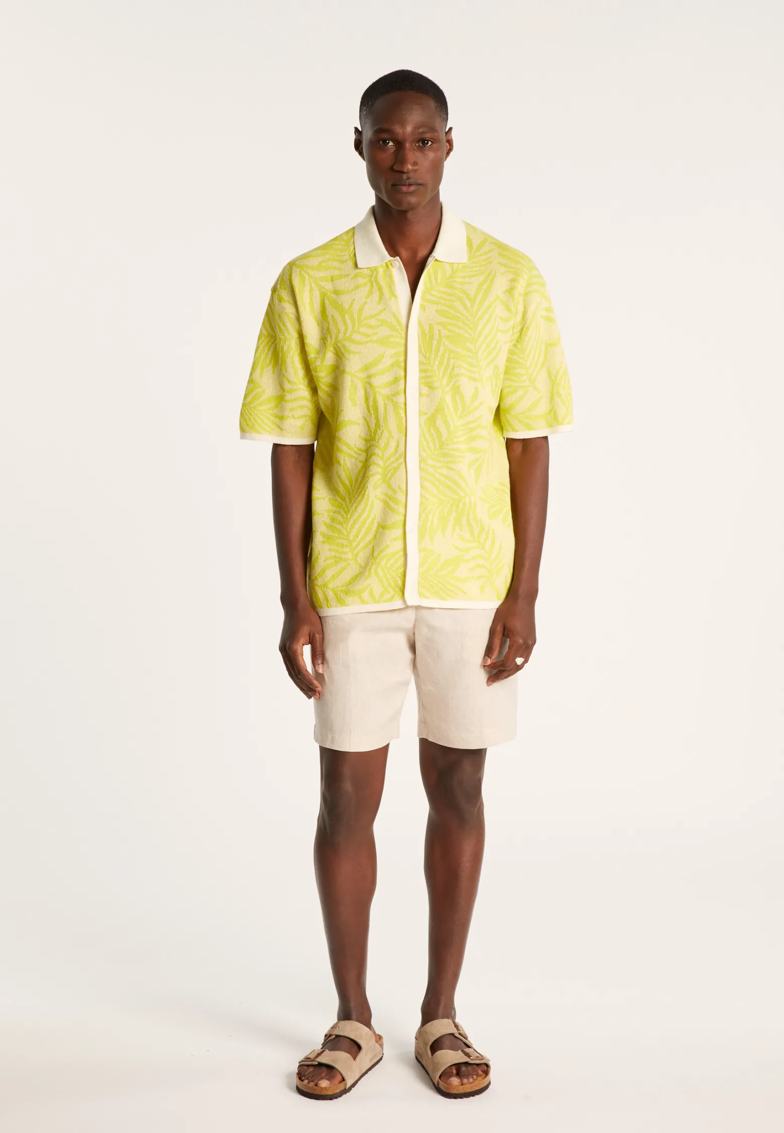 Montagut Cotton and linen patterned shirt - Ismael