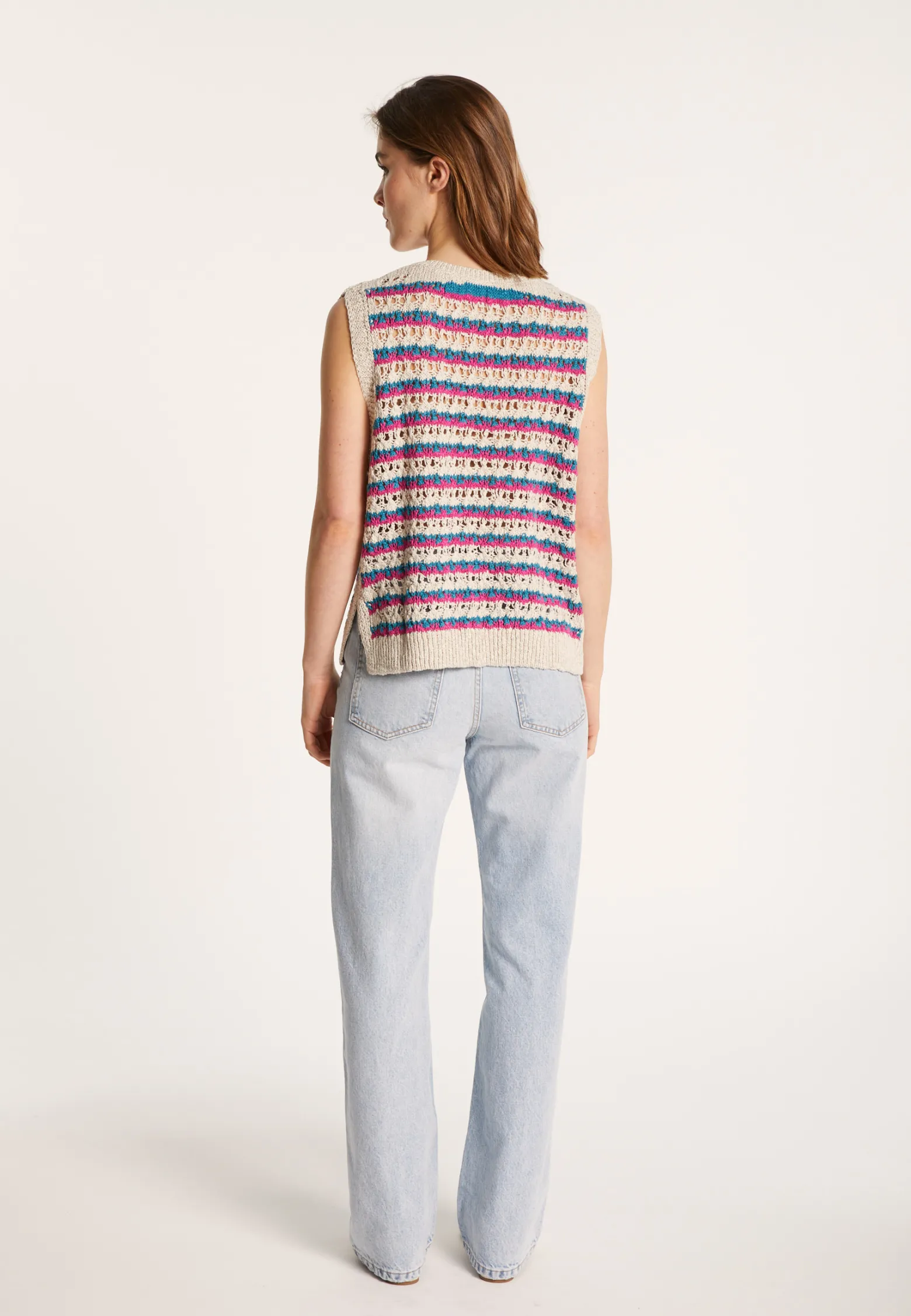 Montagut Cotton and Linen Tank Top - Naomie