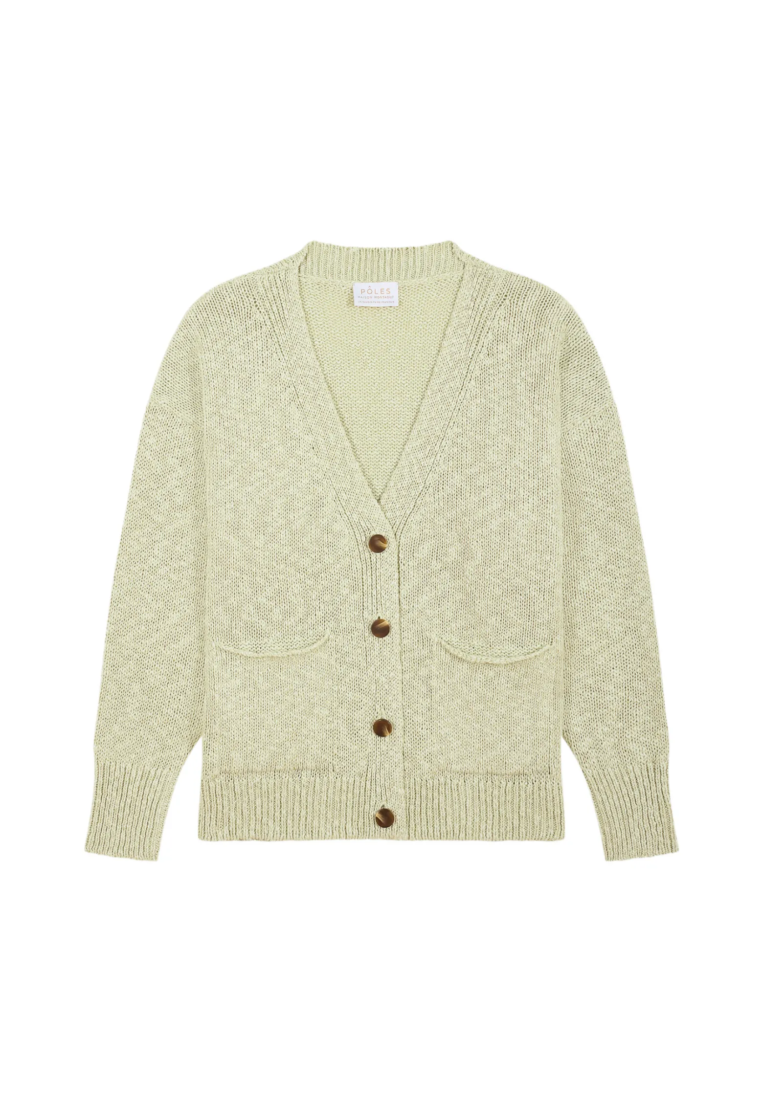 Montagut Cotton and linen V-neck cardigan - Nais