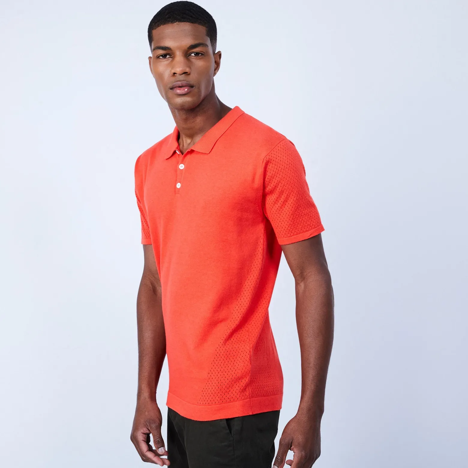 Montagut Cotton and silk polo shirt - LENNY