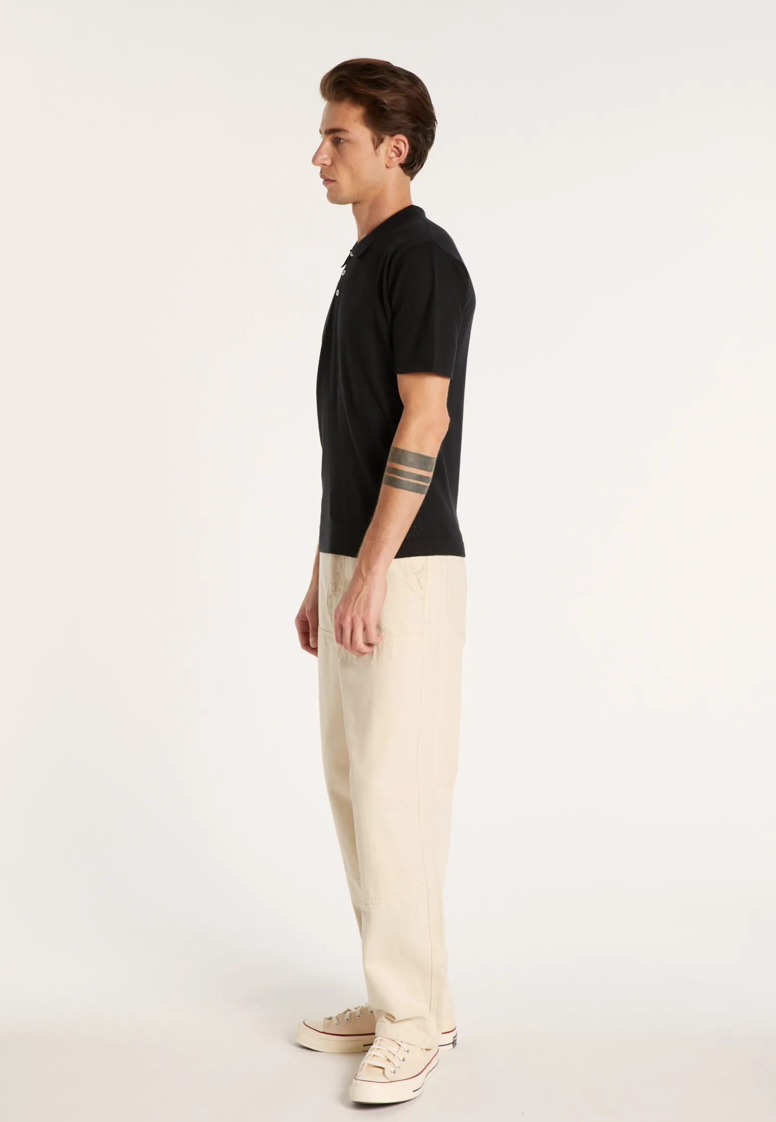 Montagut Cotton and silk polo shirt - LENNY