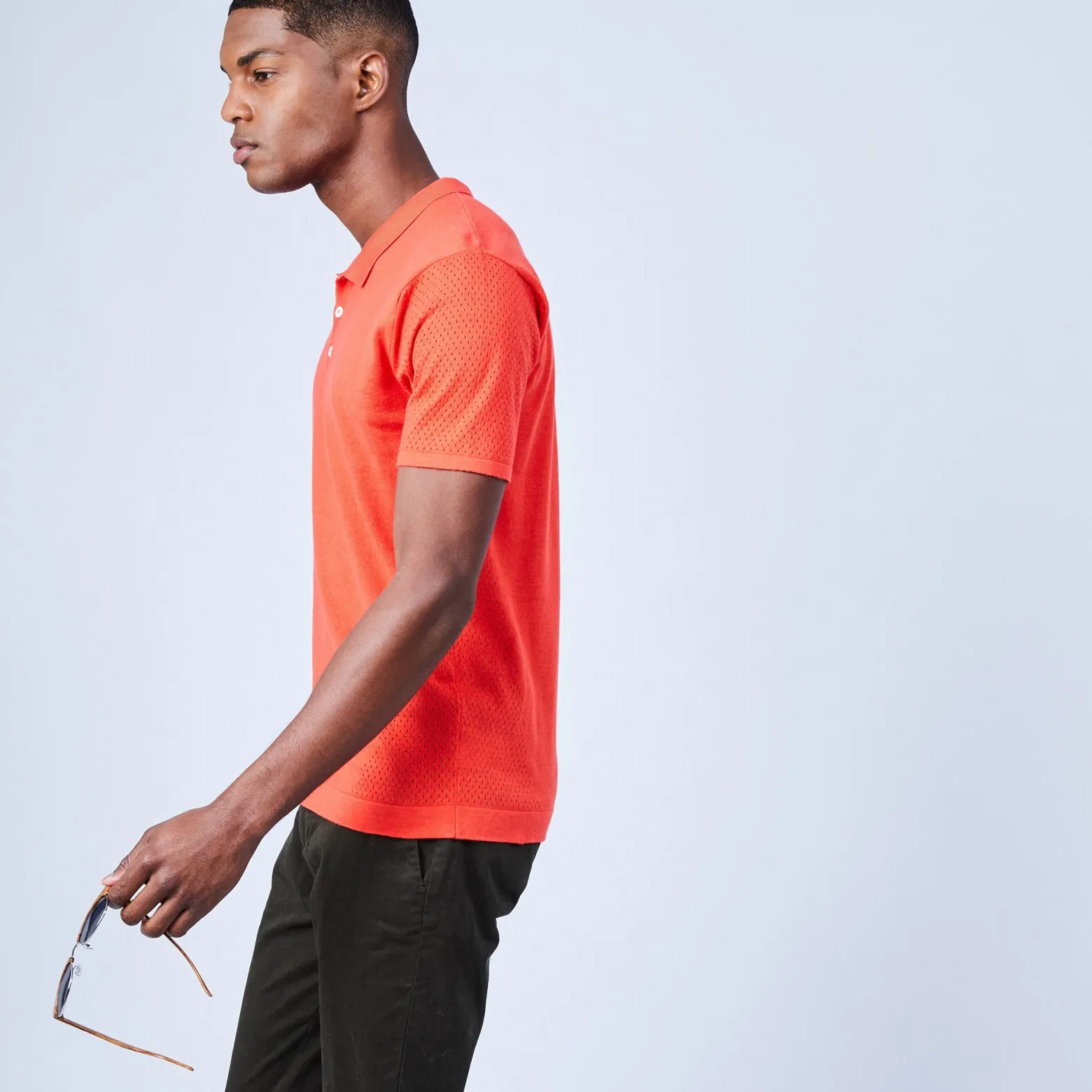 Montagut Cotton and silk polo shirt - LENNY