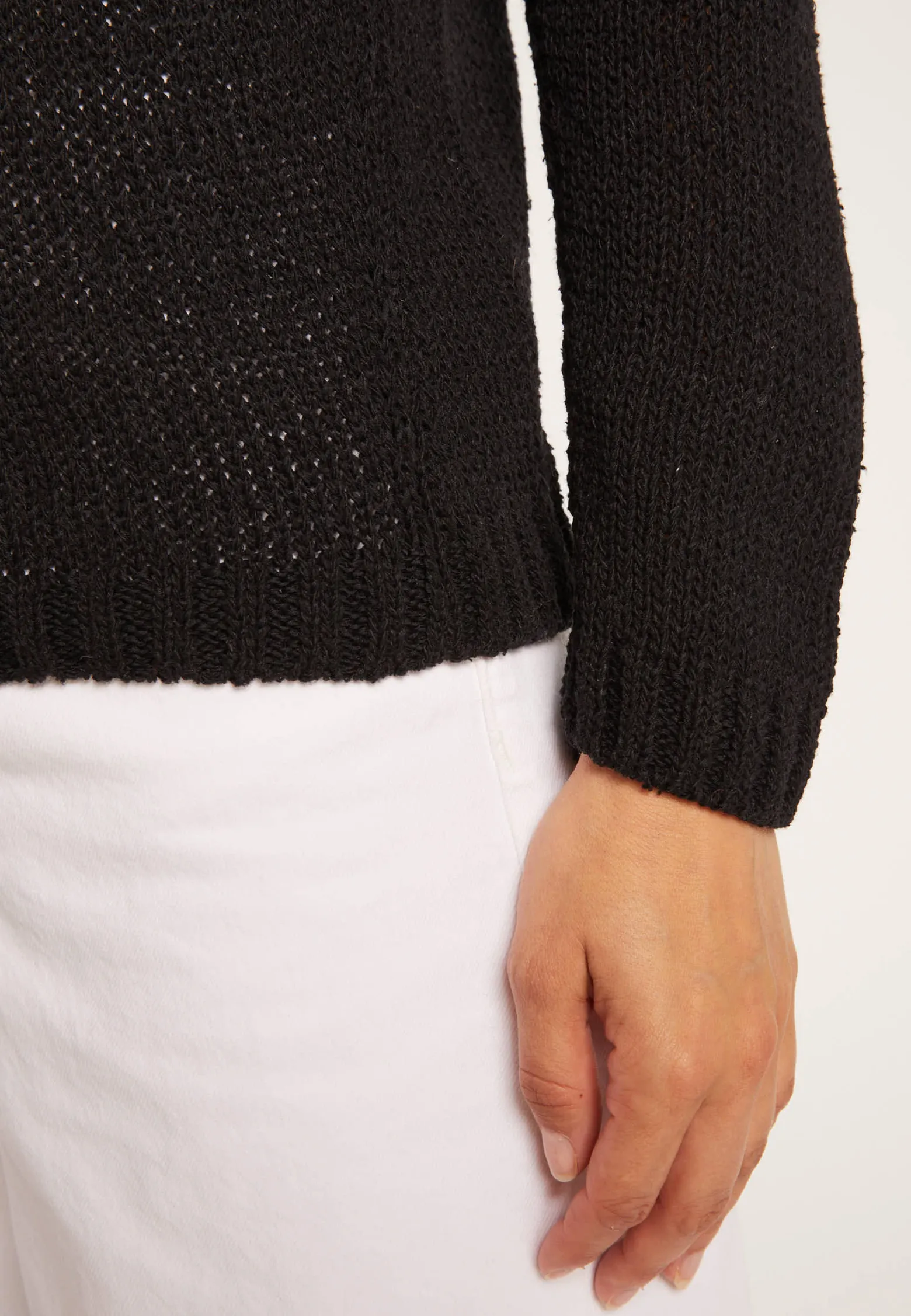 Montagut Cotton and wool silk round neck sweater - Benji